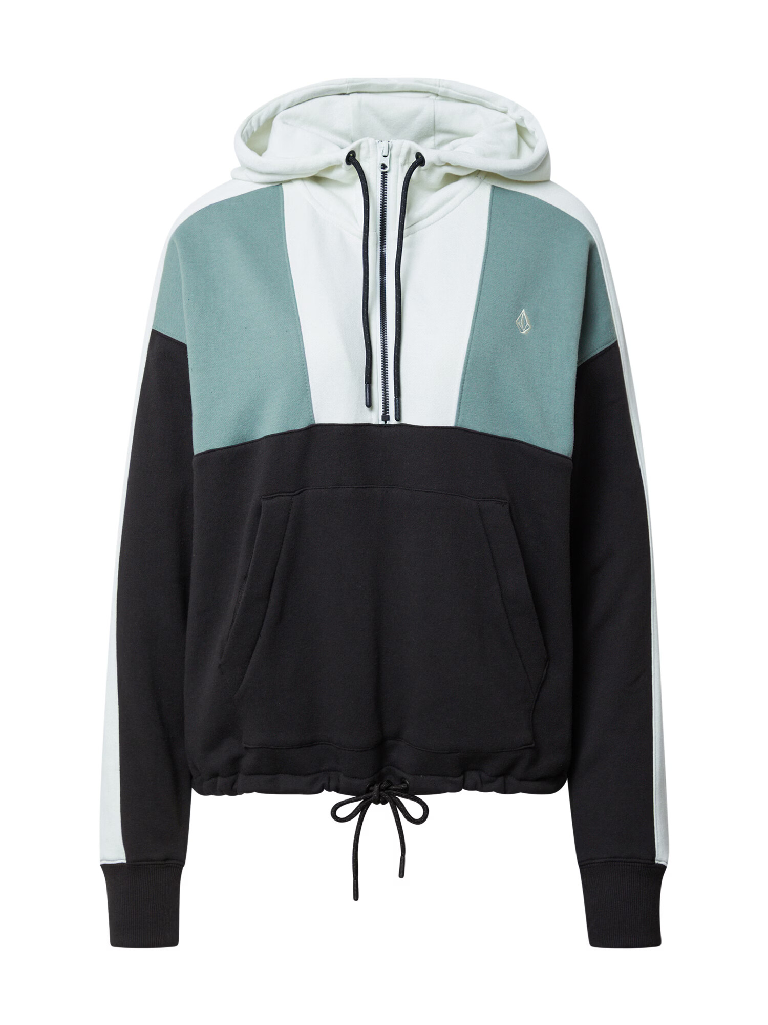 Volcom Hanorac sport verde jad / verde pastel / negru - Pled.ro