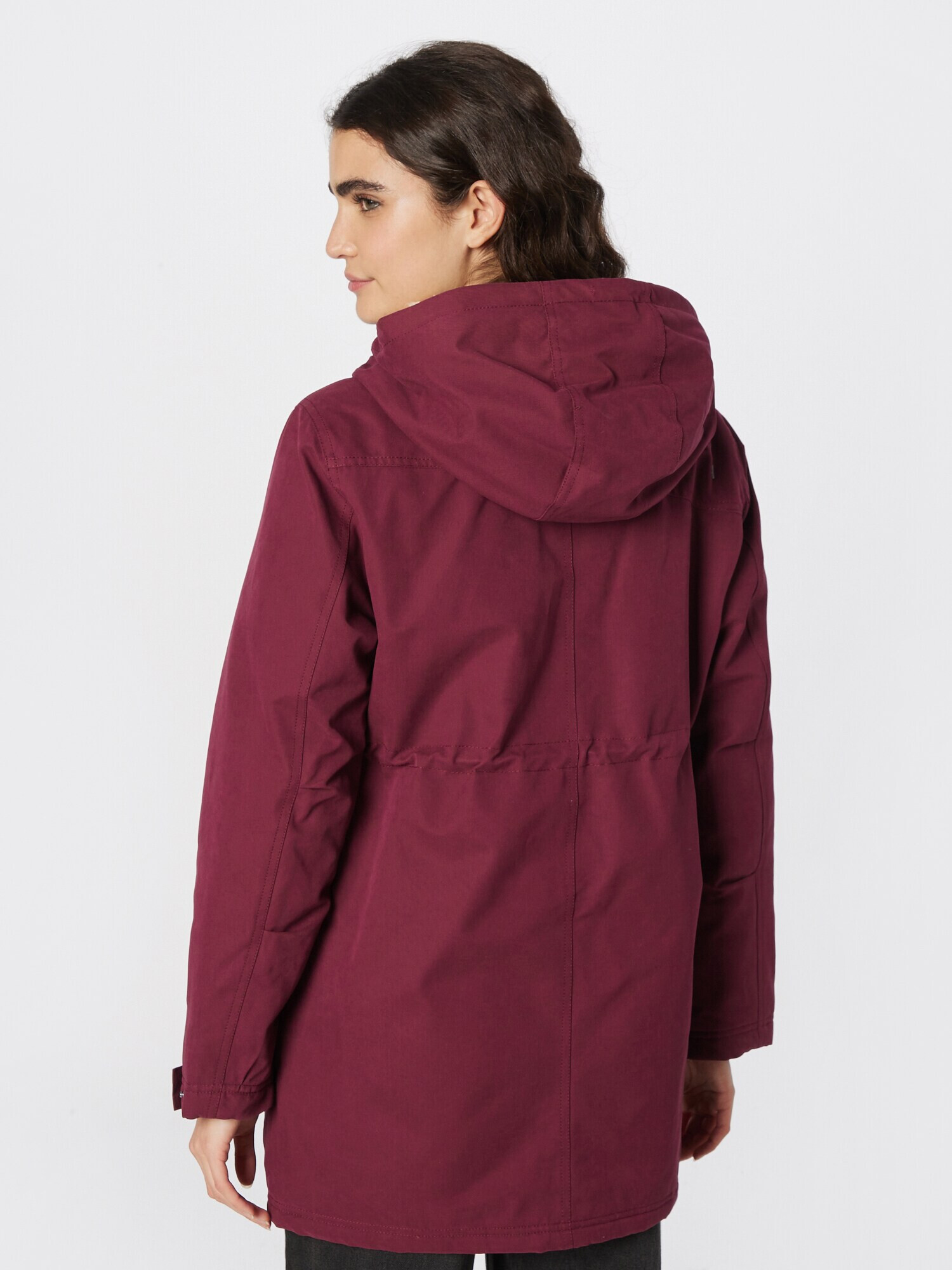 Volcom Parka de iarnă 'LESS IS MORE' roșu burgundy - Pled.ro