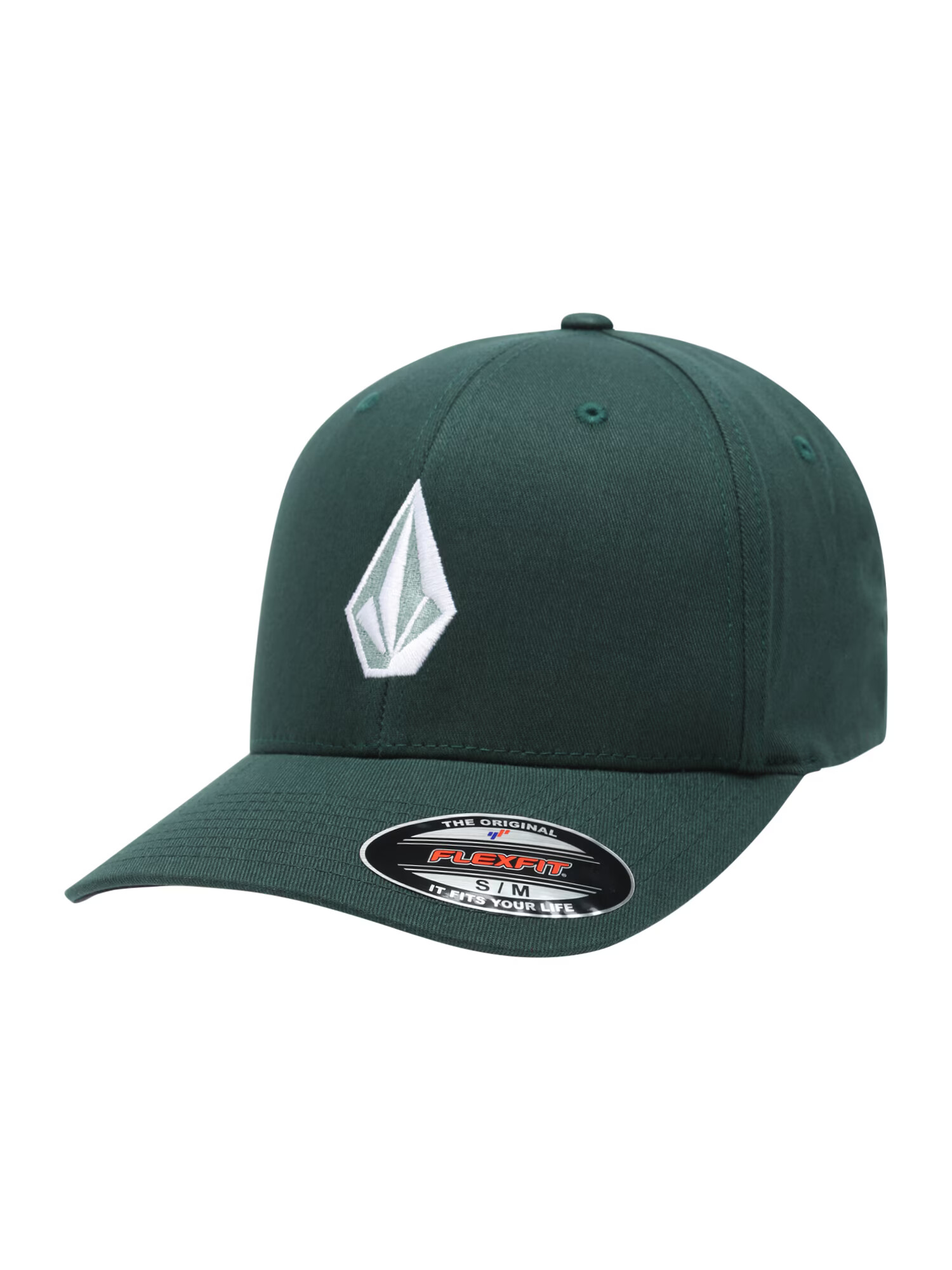 Volcom Șapcă 'FULL STONE' verde smarald / verde mentă / alb - Pled.ro