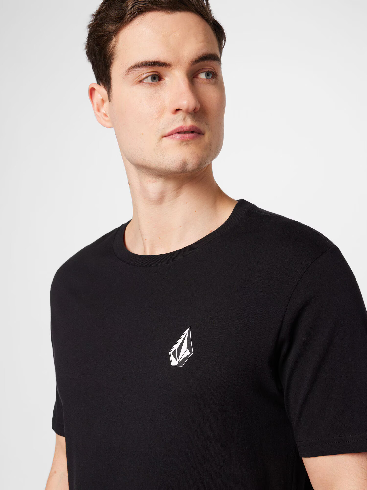 Volcom Tricou negru / alb - Pled.ro