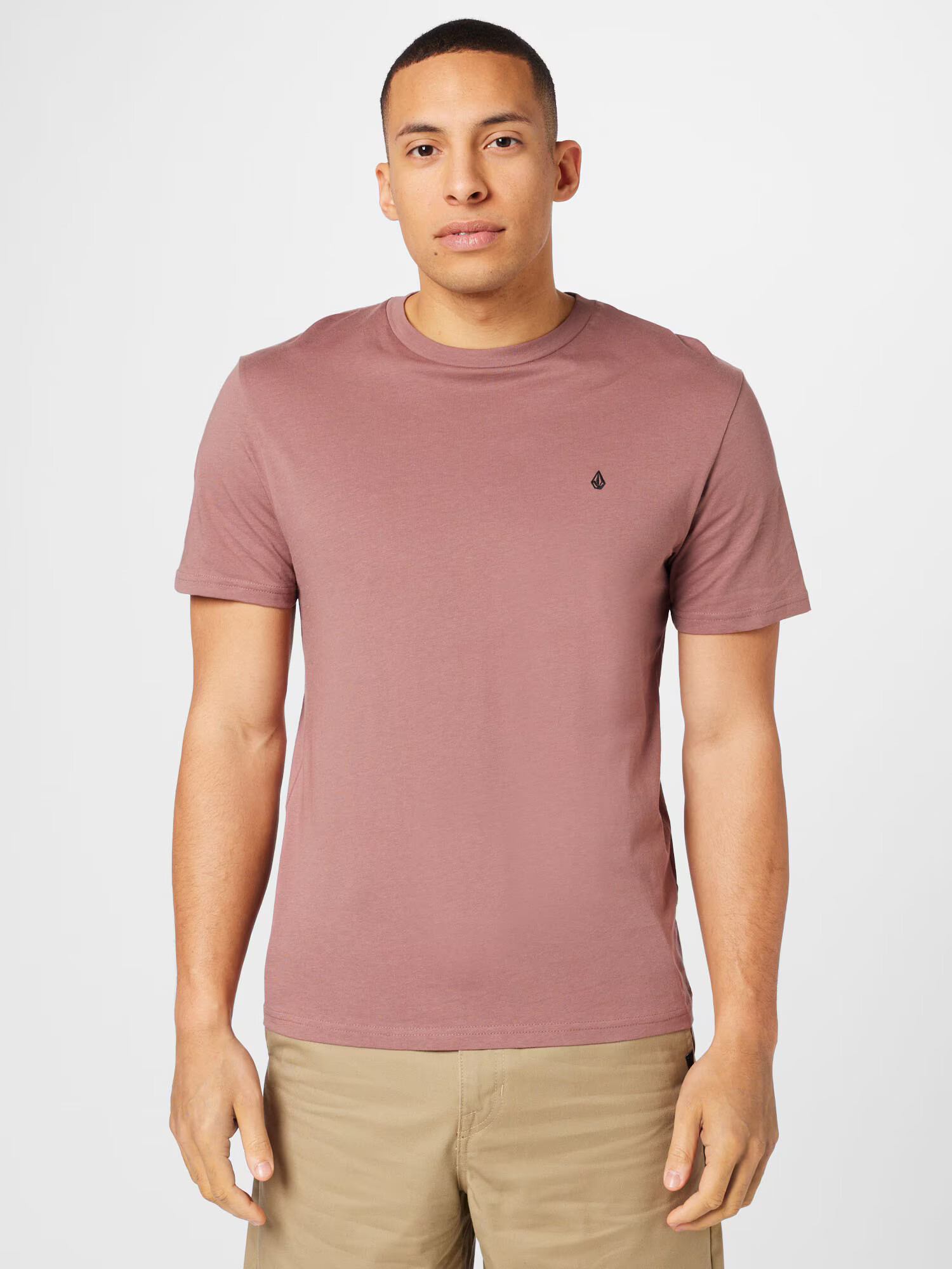 Volcom Tricou roșu pastel - Pled.ro