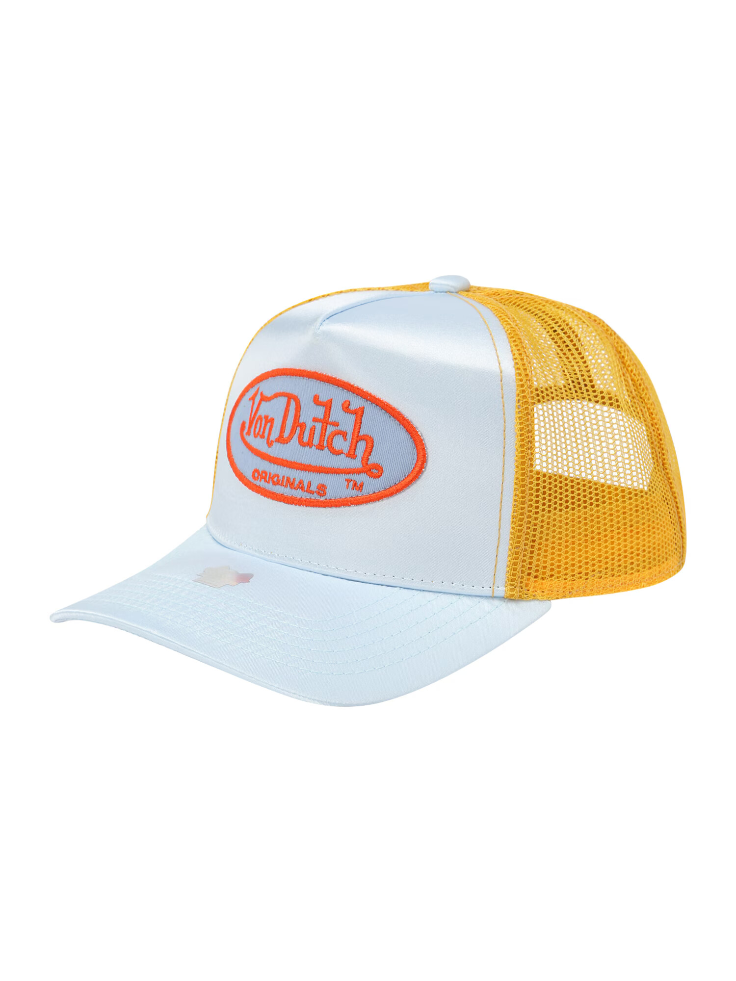 Von Dutch Originals Șapcă albastru deschis / galben muștar / roșu - Pled.ro