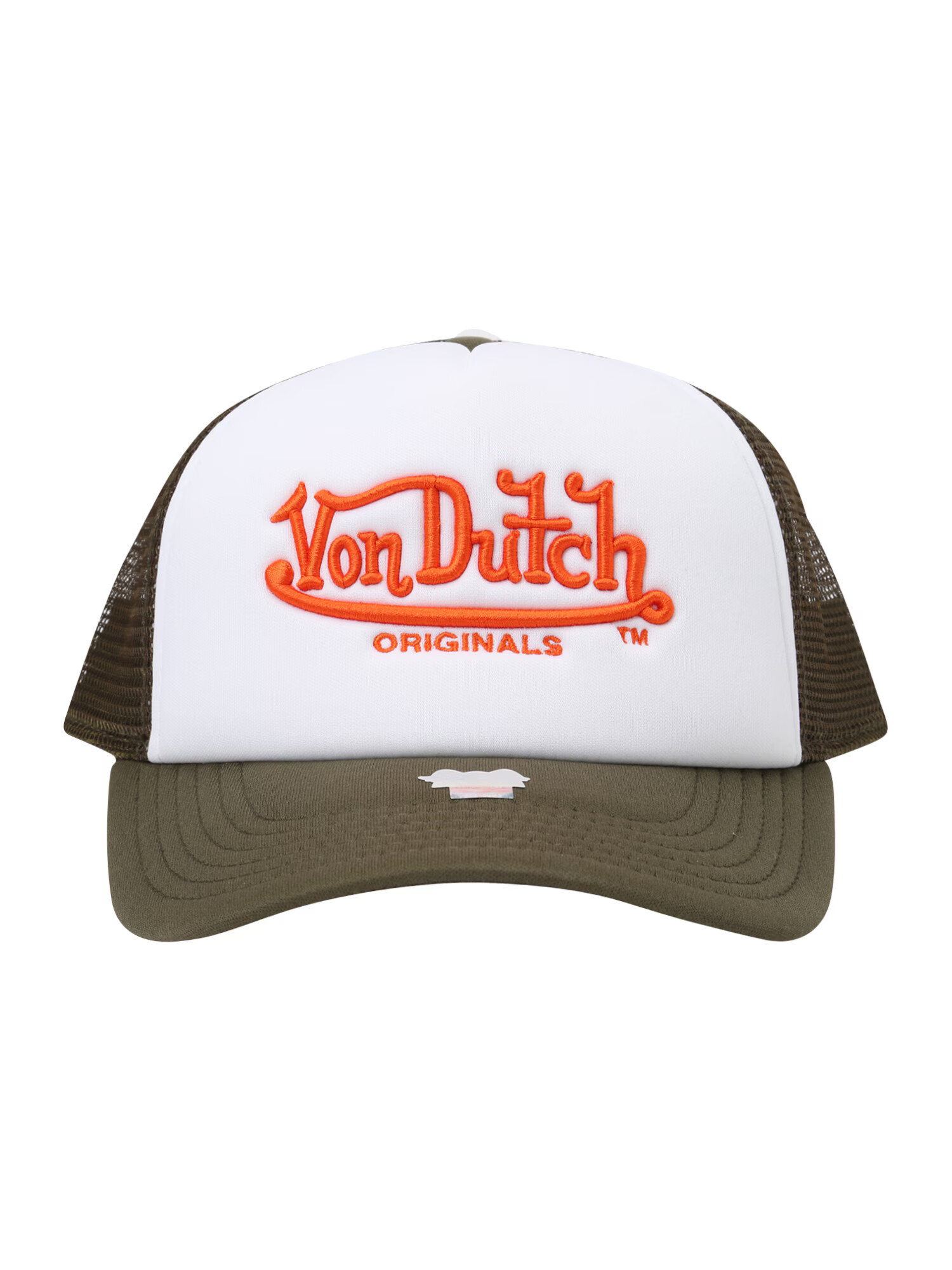 Von Dutch Originals Șapcă 'ATLANTA' kaki / portocaliu / alb - Pled.ro