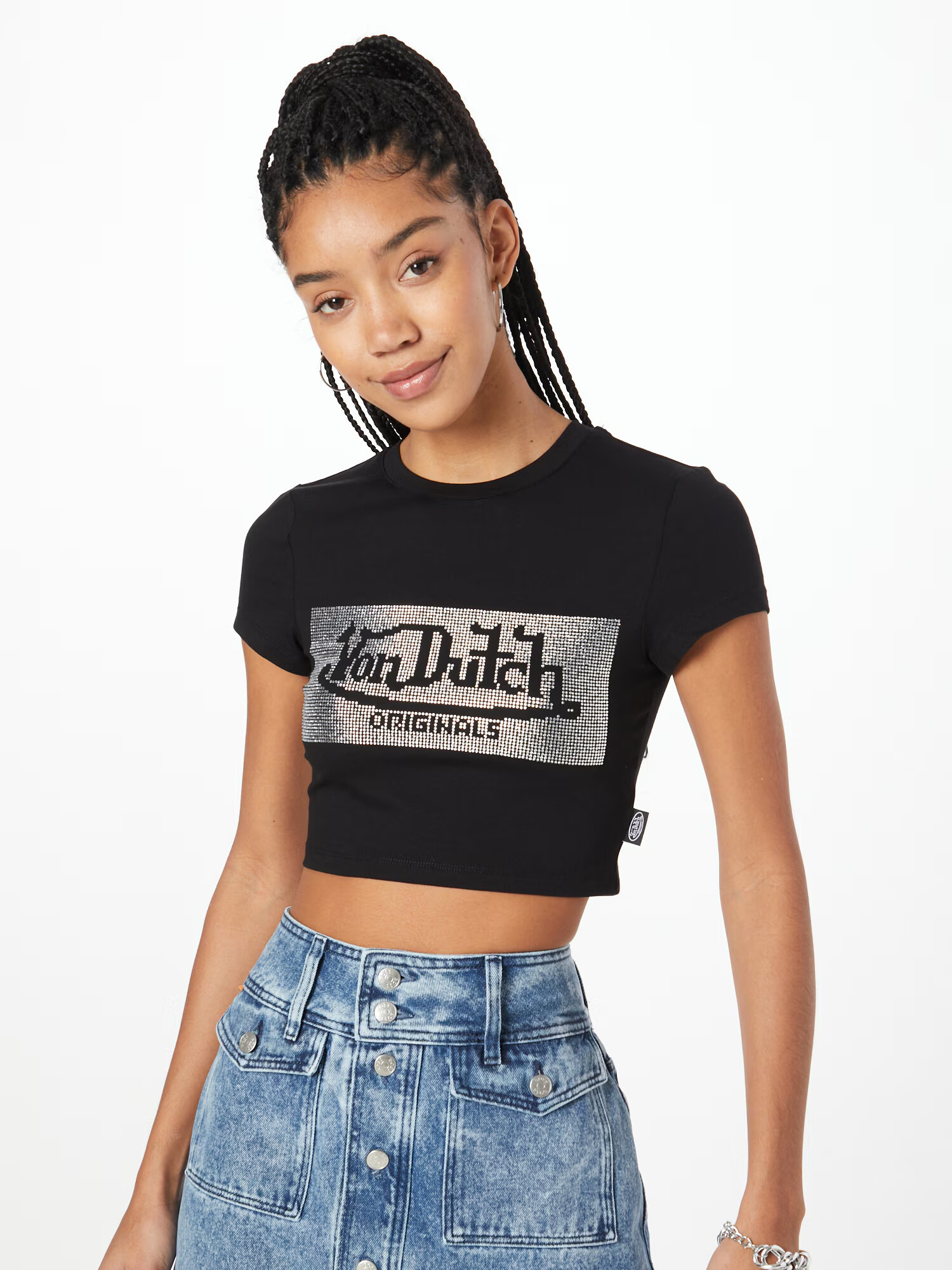 Von Dutch Originals Tricou 'ANNA' negru - Pled.ro