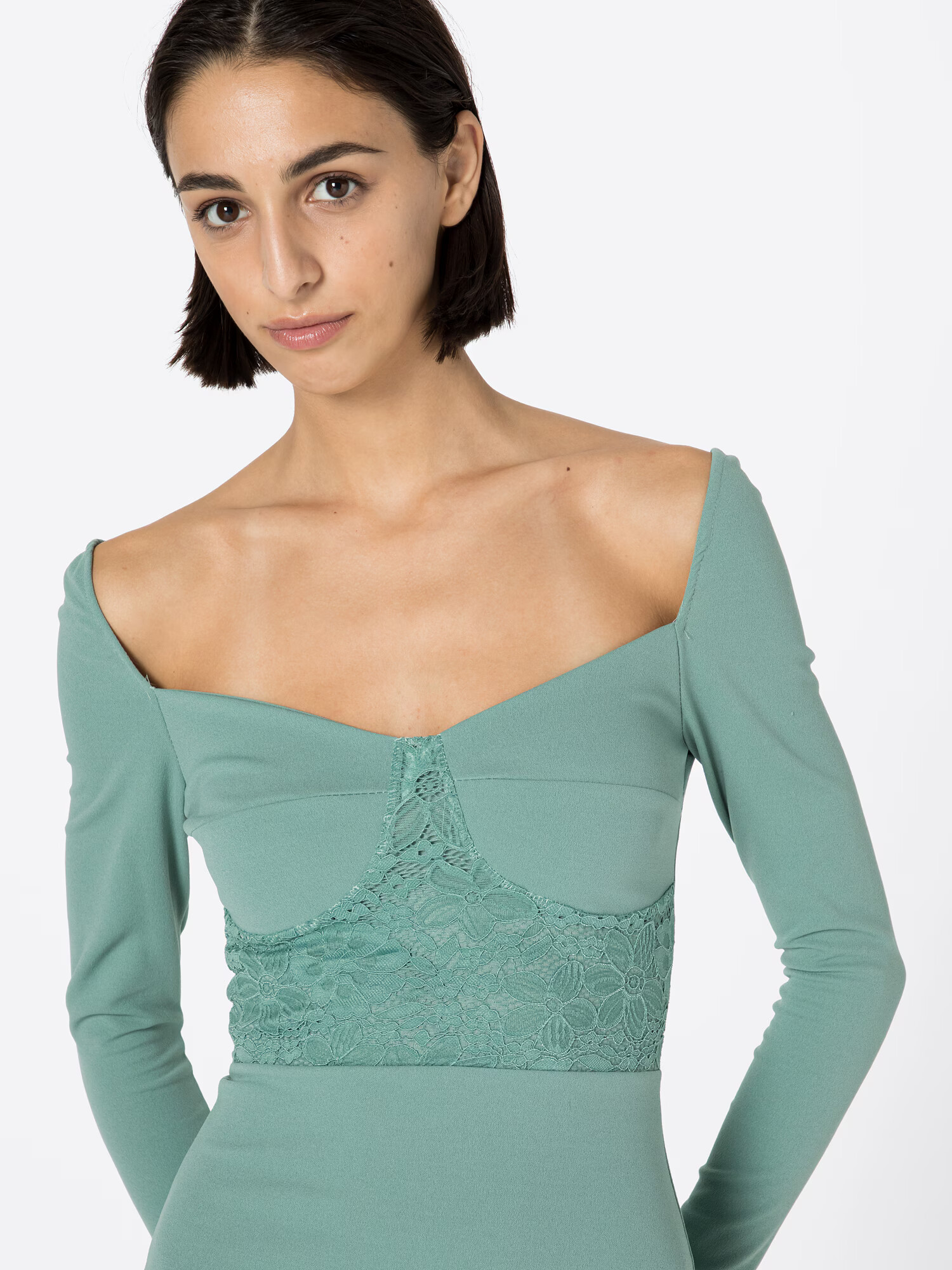 WAL G. Rochie de cocktail 'TERESA' verde pastel - Pled.ro