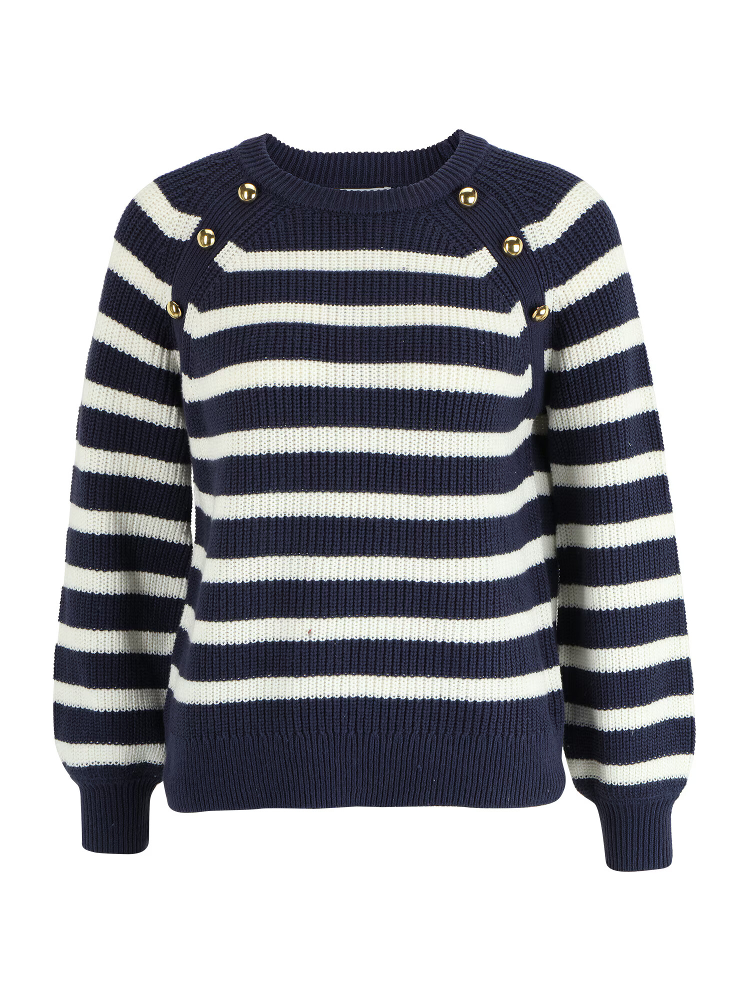 Wallis Petite Pulover 'Breton' bleumarin / alb - Pled.ro