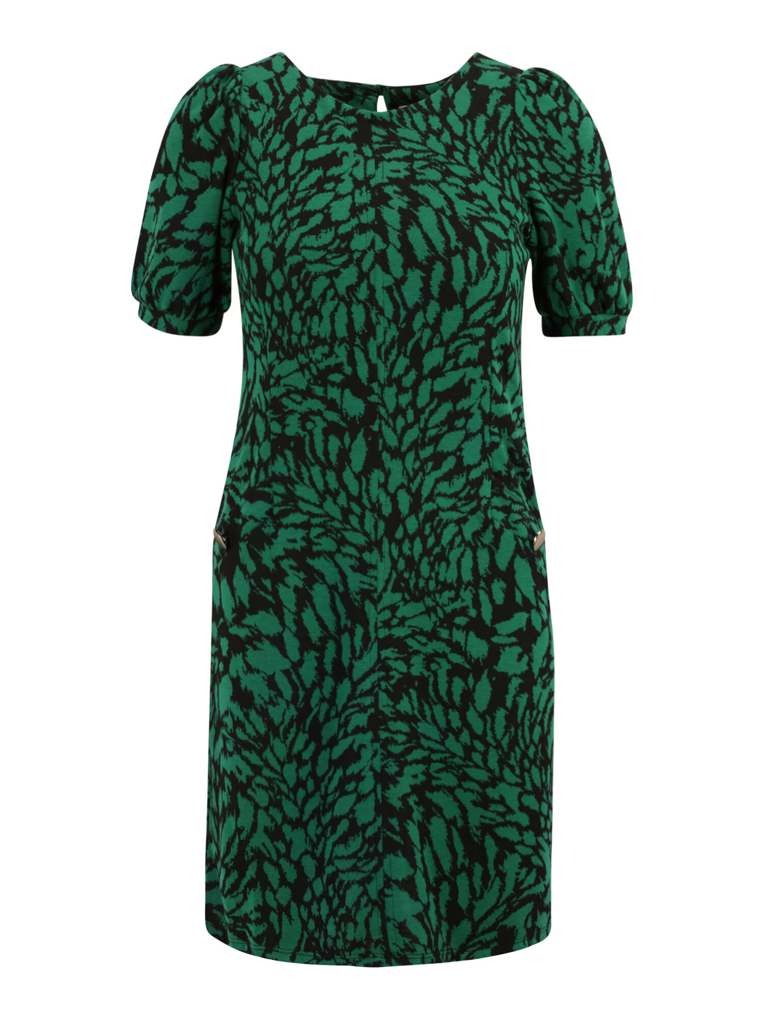 Wallis Petite Rochie verde / negru - Pled.ro