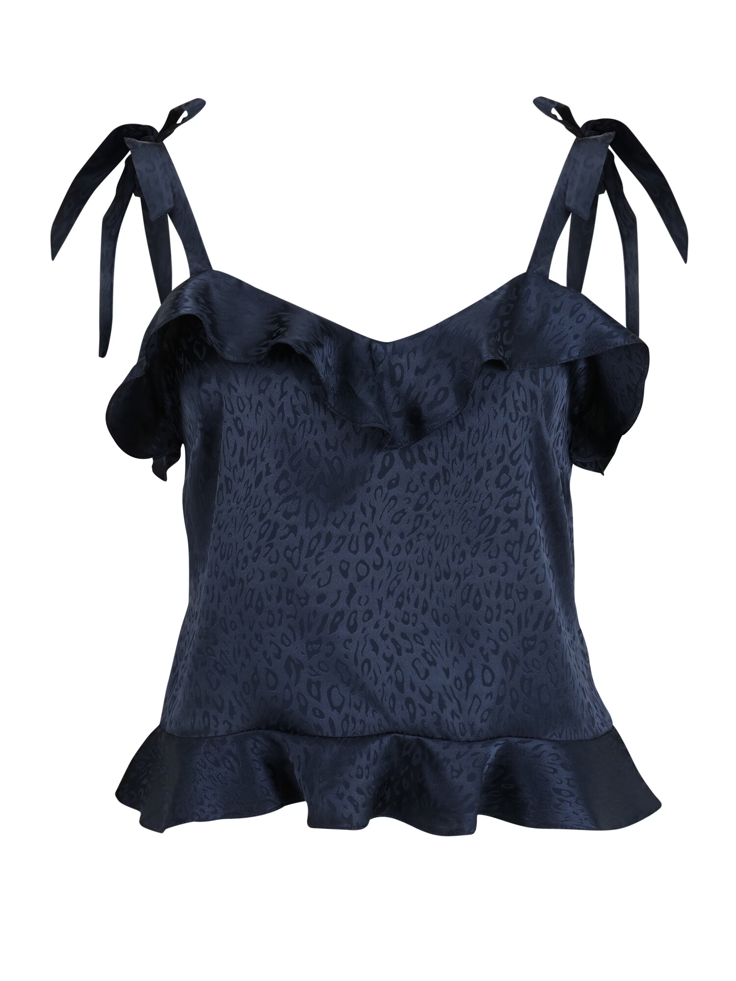 Wallis Petite Top bleumarin / negru - Pled.ro