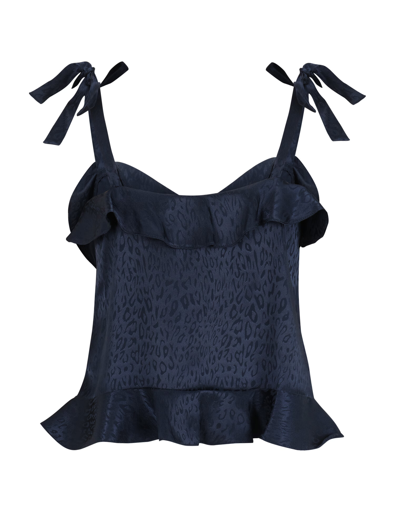 Wallis Petite Top bleumarin / negru - Pled.ro