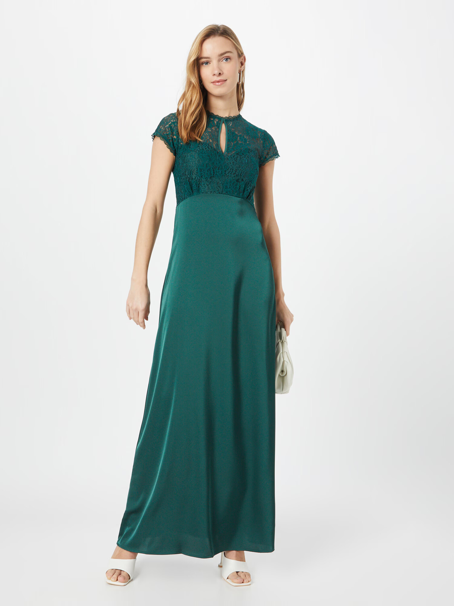 Wallis Rochie de seară verde smarald - Pled.ro