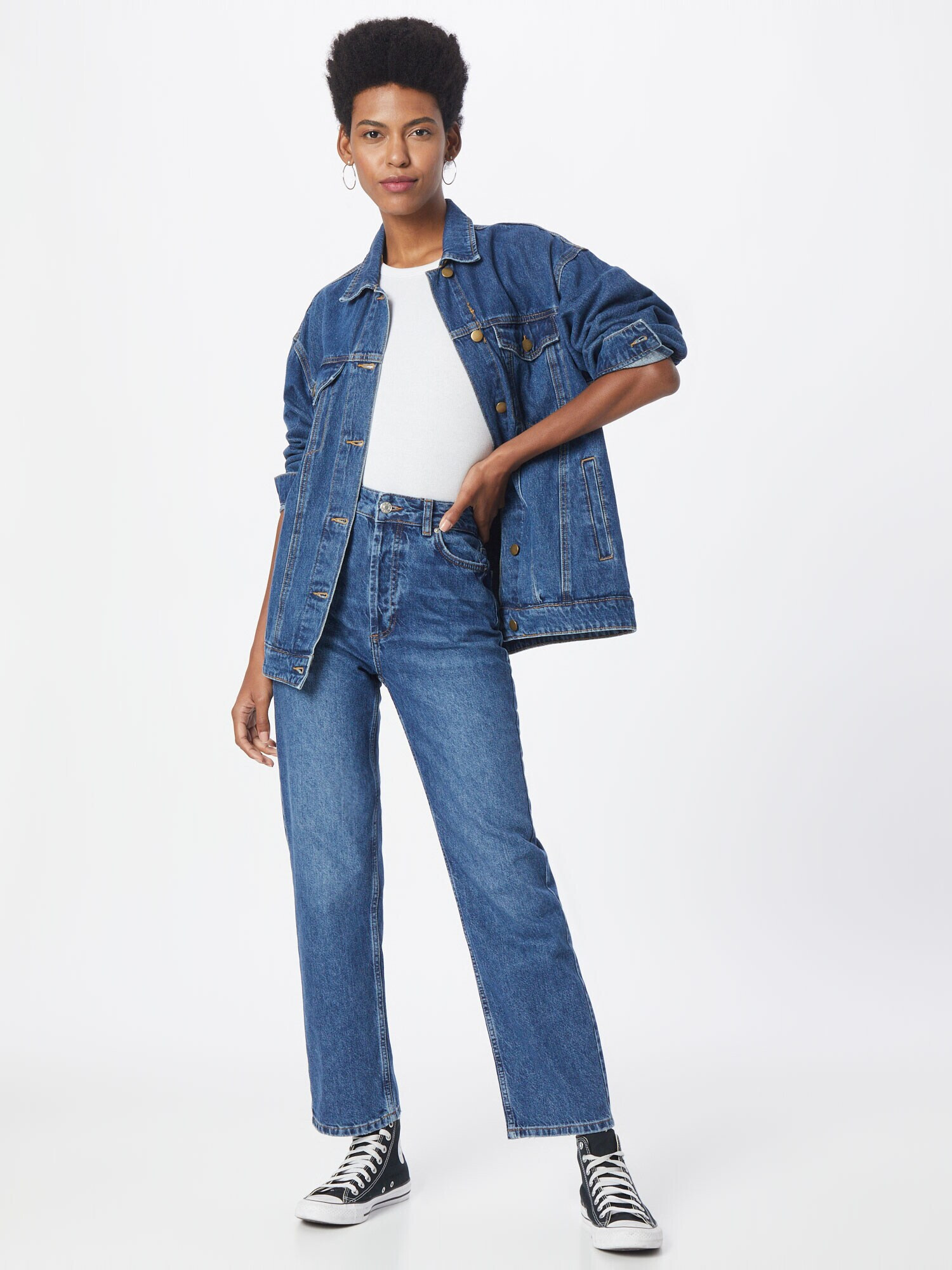 Warehouse Jeans albastru denim - Pled.ro