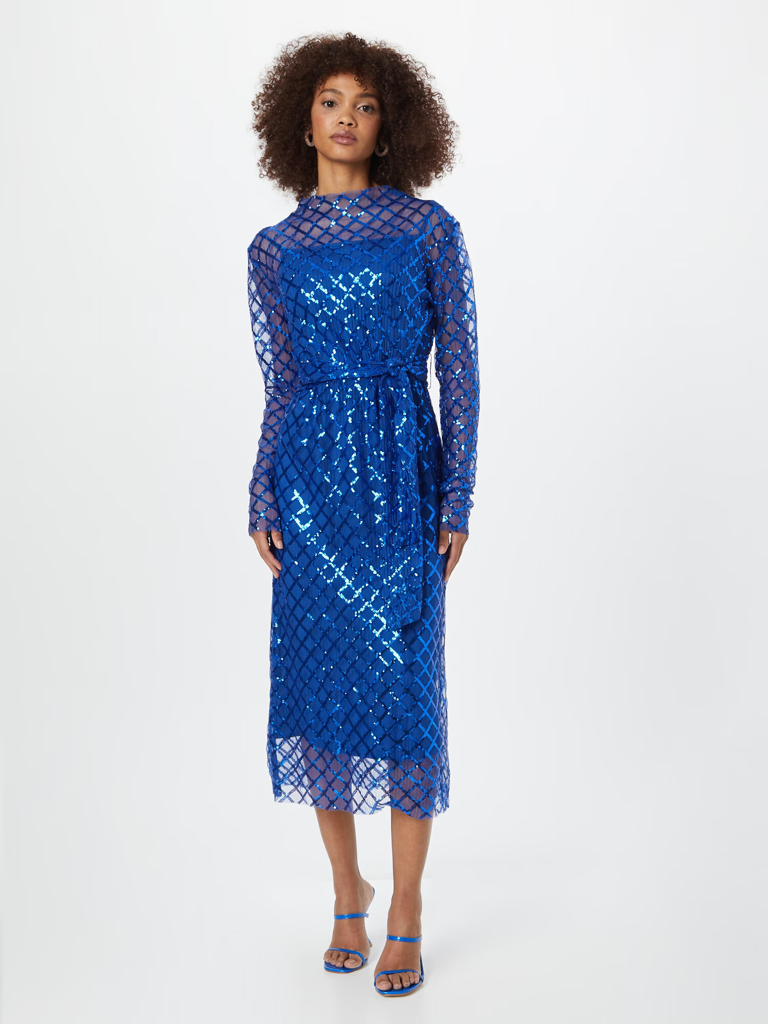 Warehouse Rochie albastru cobalt - Pled.ro