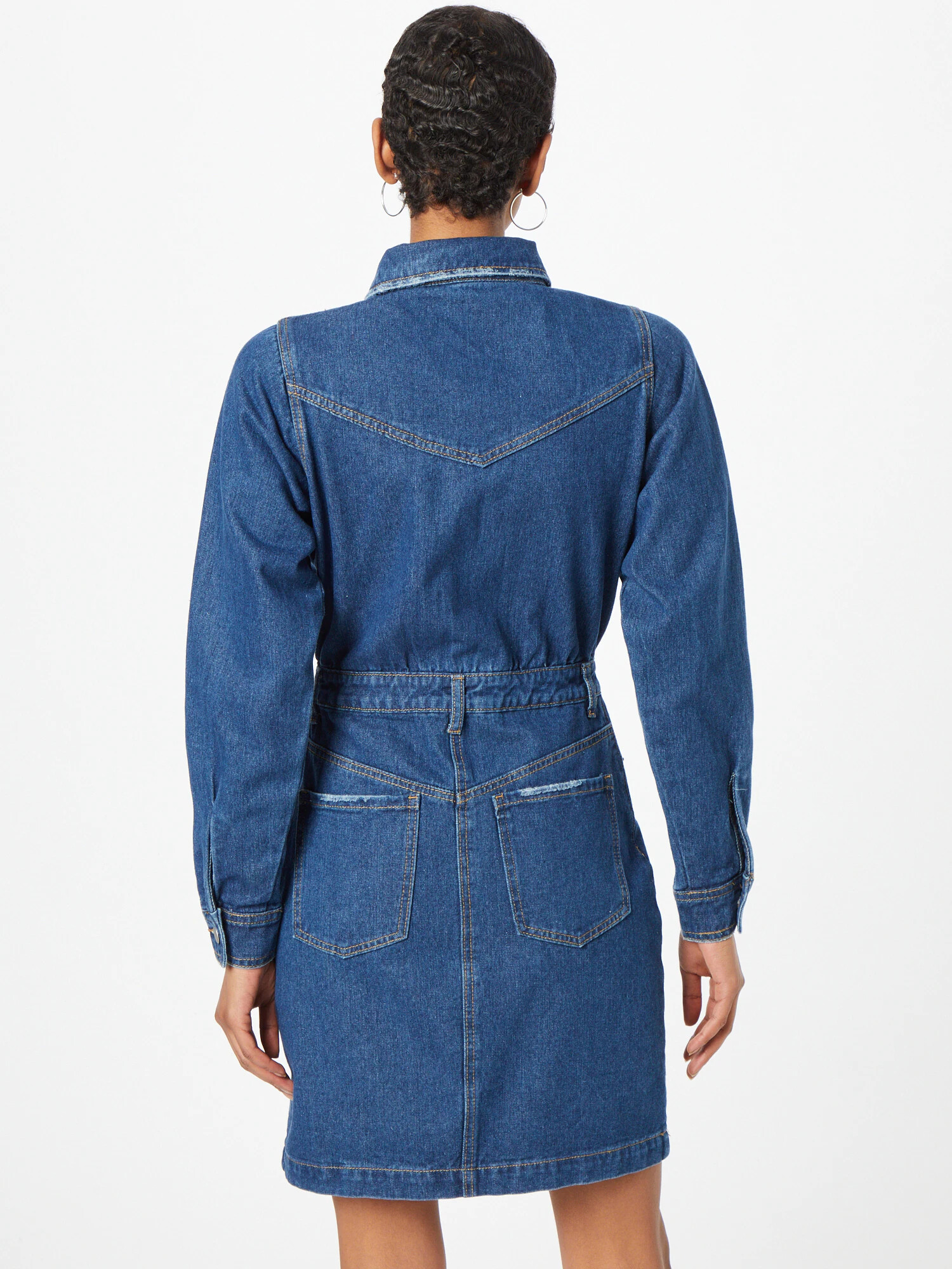 Warehouse Rochie albastru denim - Pled.ro