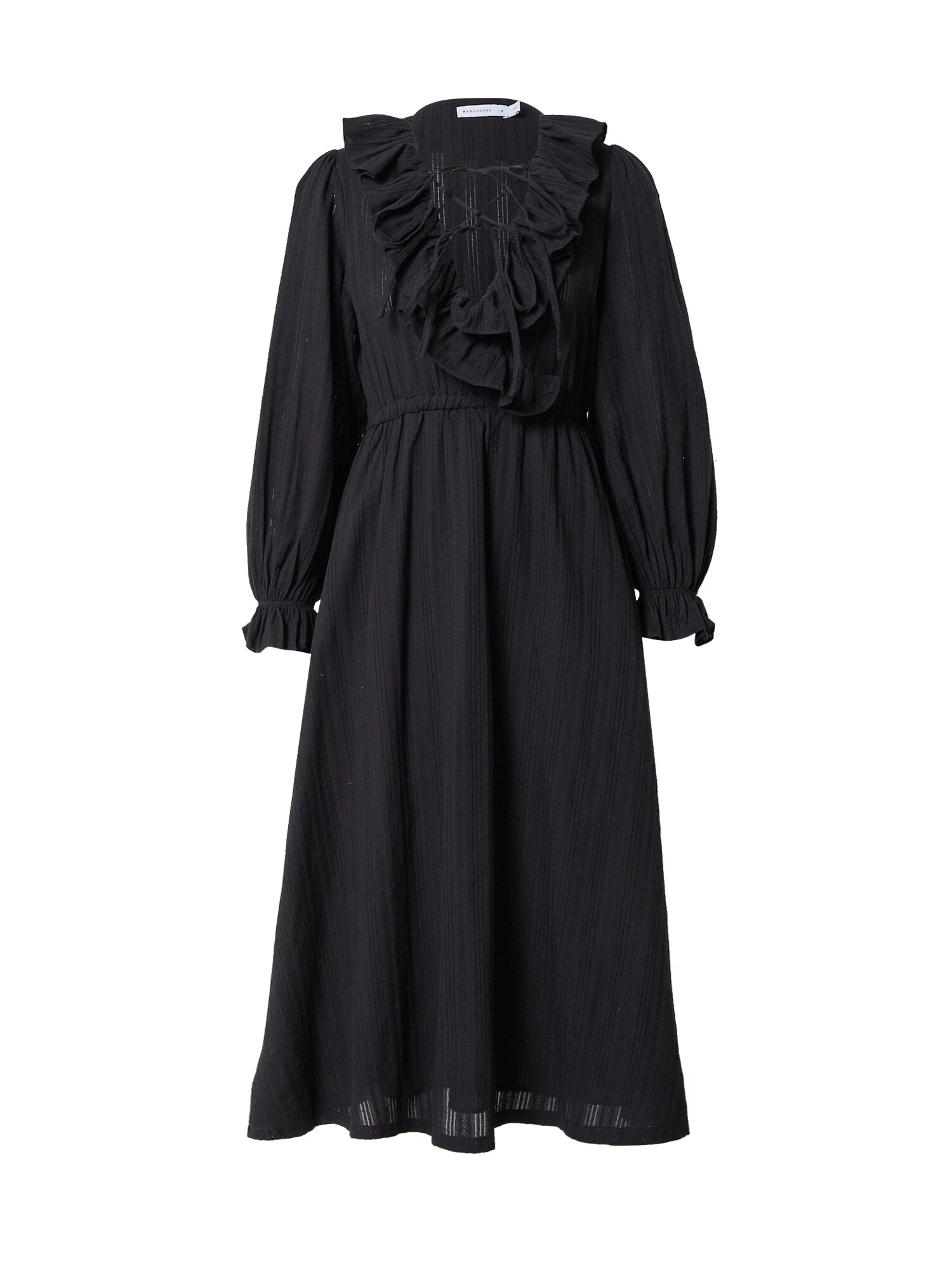 Warehouse Rochie tip bluză negru - Pled.ro