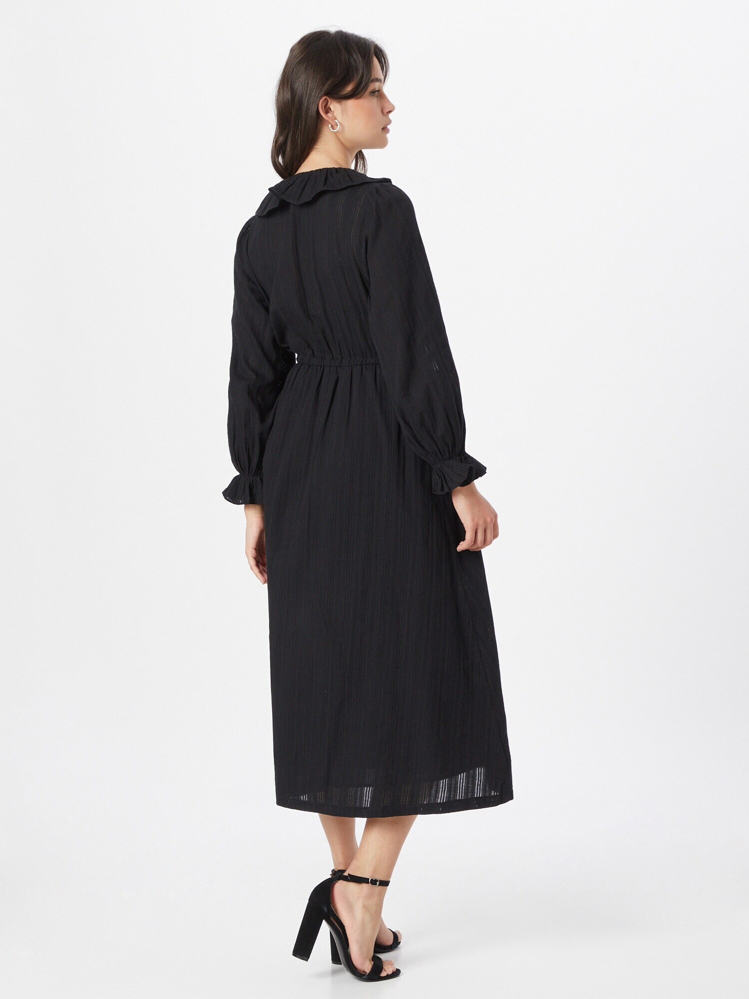 Warehouse Rochie tip bluză negru - Pled.ro