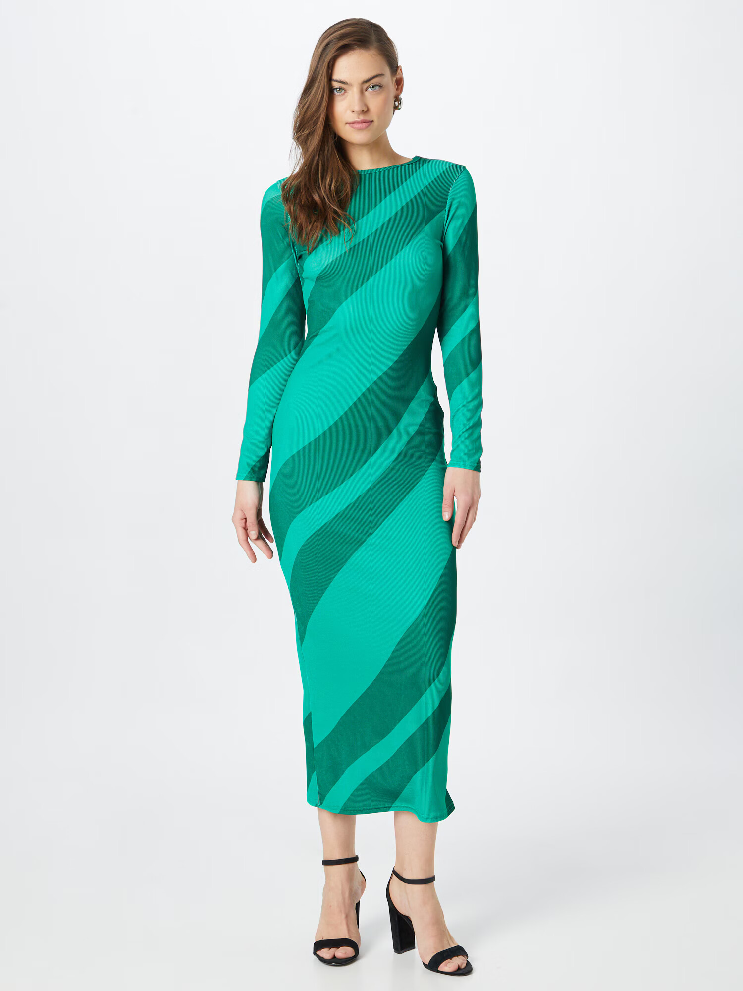 Warehouse Rochie verde / verde jad - Pled.ro