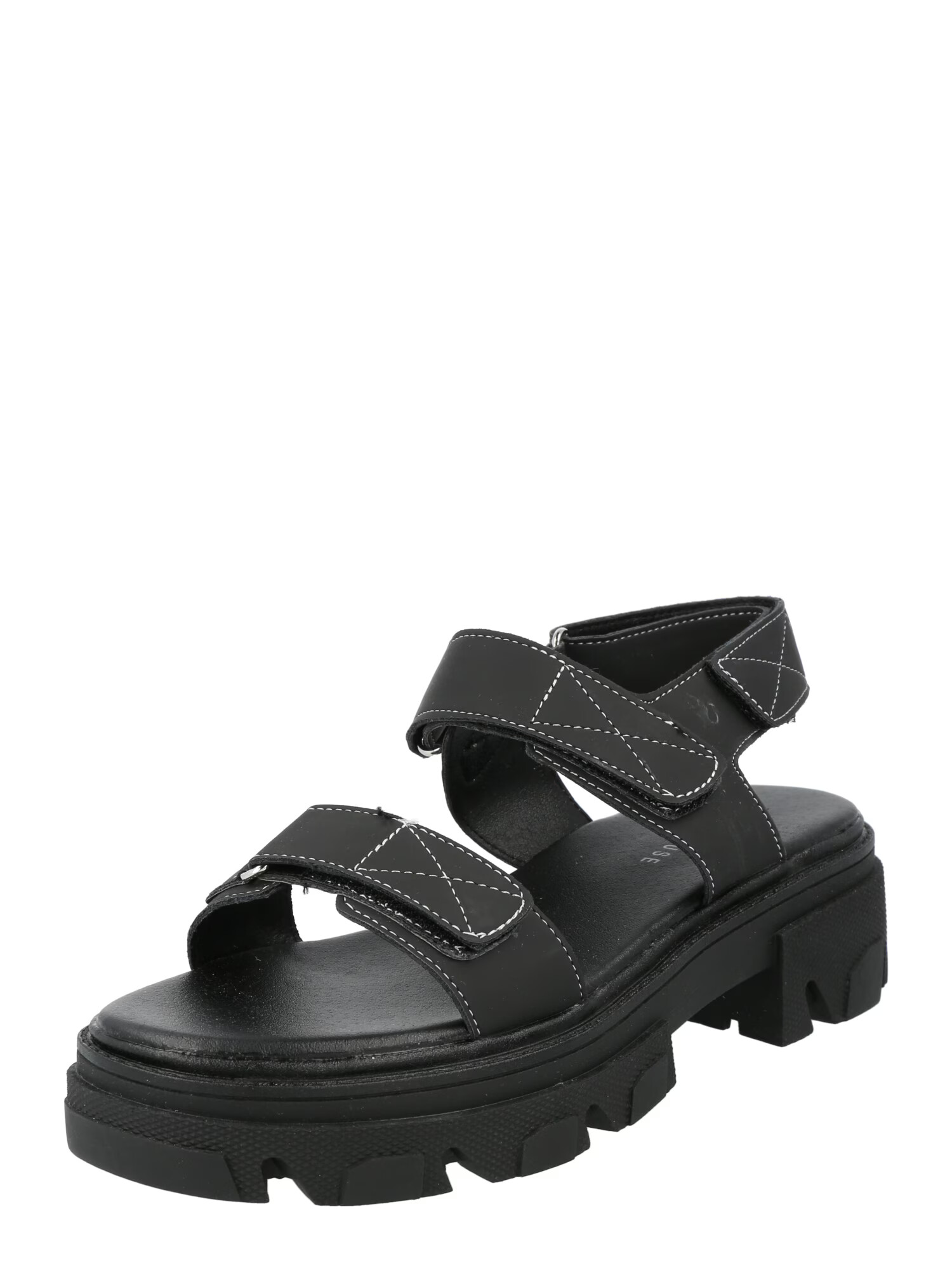 Warehouse Sandale 'Chunky' negru - Pled.ro