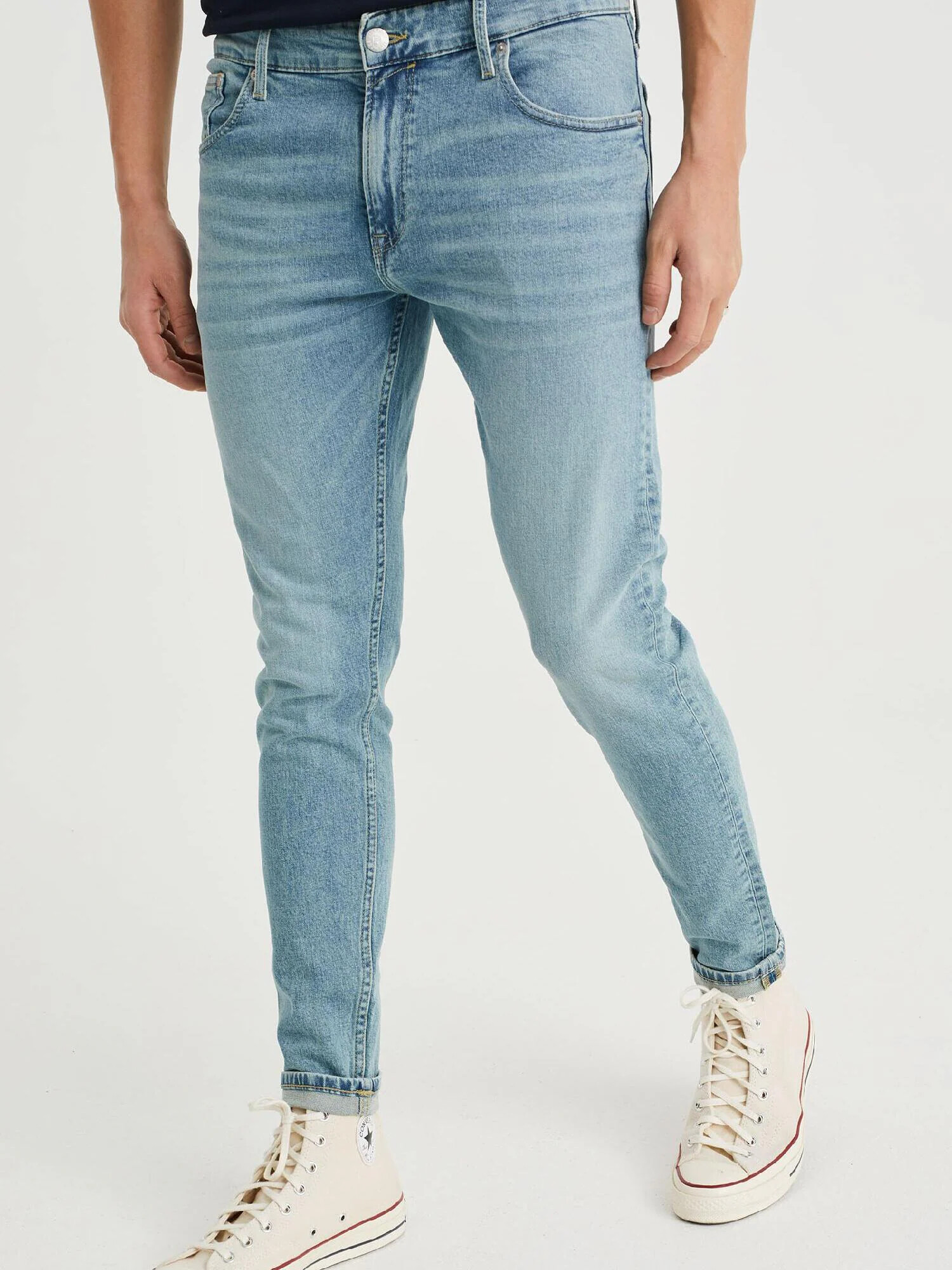 WE Fashion Jeans albastru denim - Pled.ro