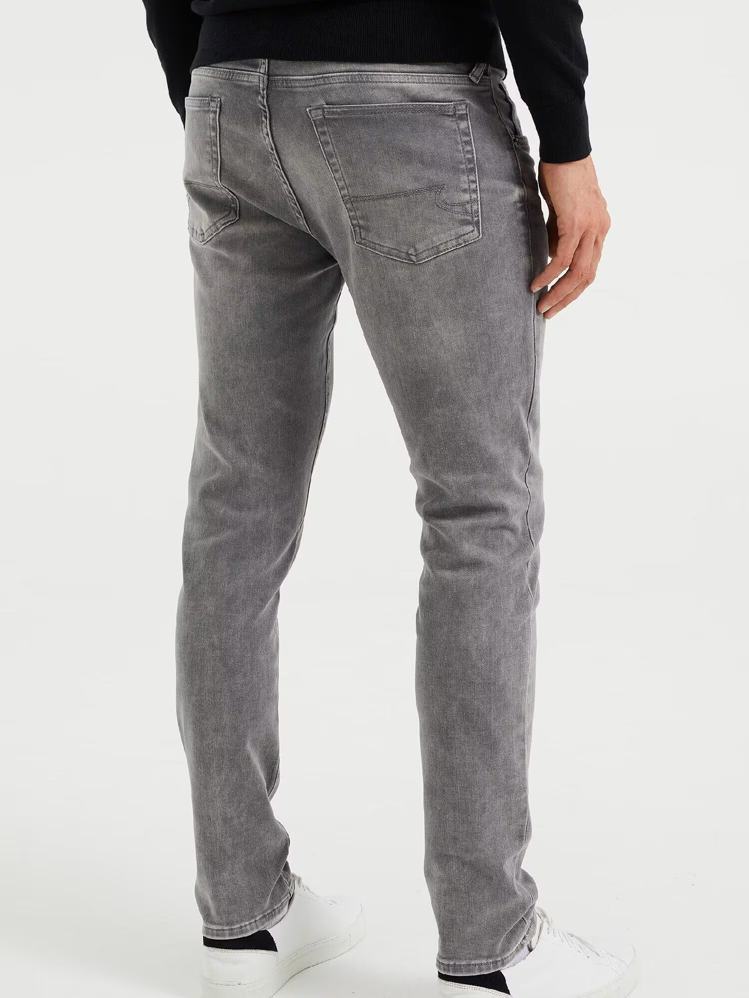 WE Fashion Jeans gri deschis - Pled.ro