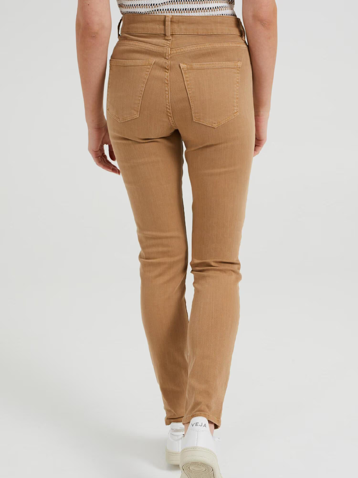 WE Fashion Jeans maro cappuccino - Pled.ro