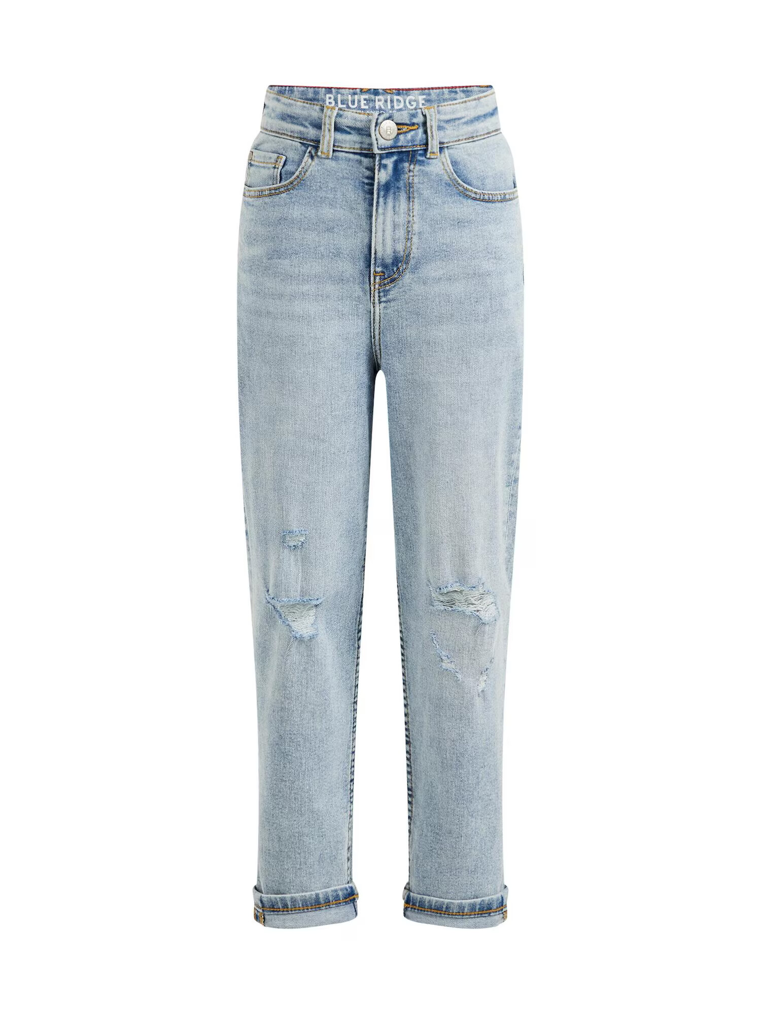 WE Fashion Jeans 'Mom Stil' albastru deschis - Pled.ro