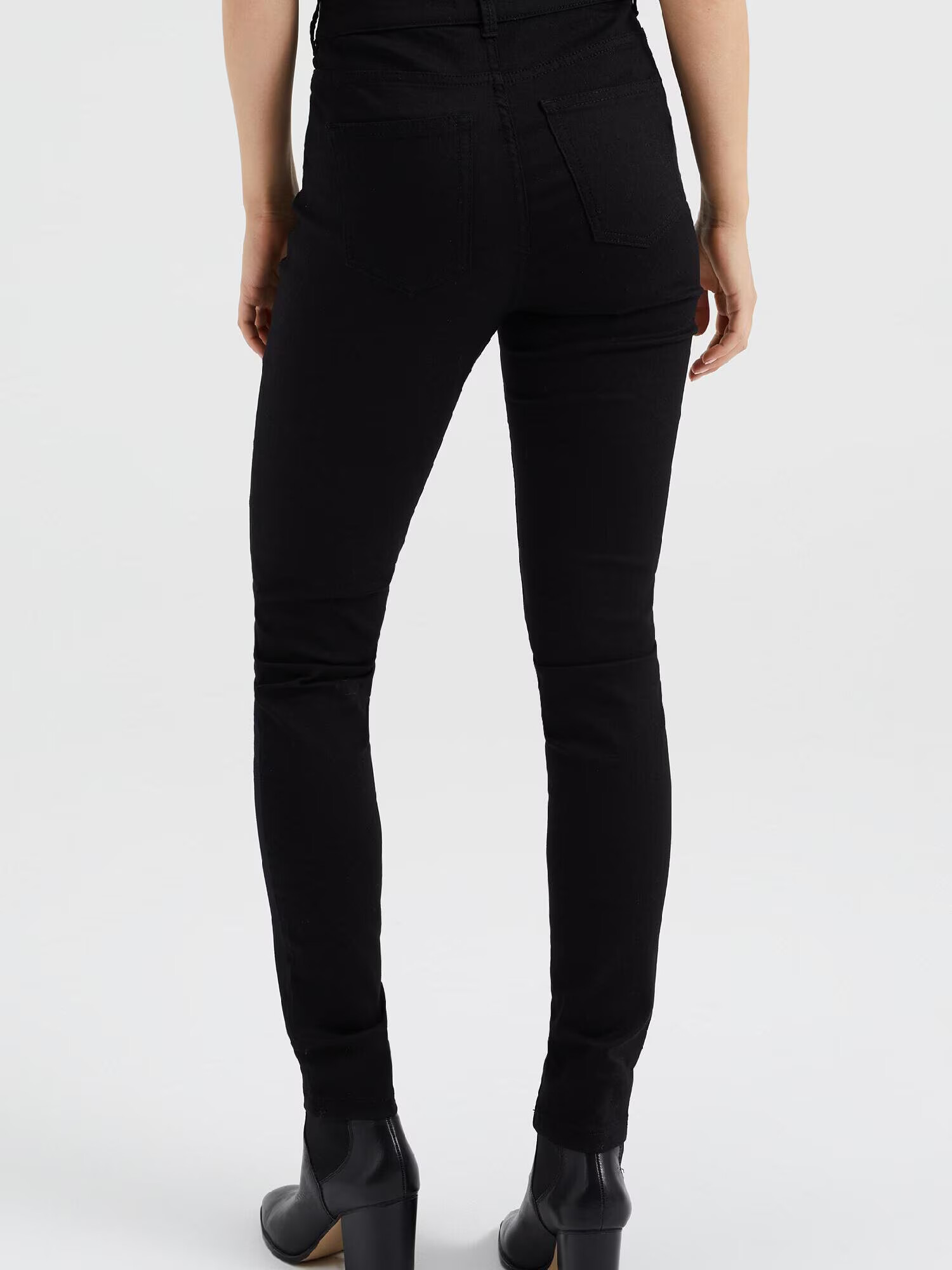 WE Fashion Jeans negru denim - Pled.ro