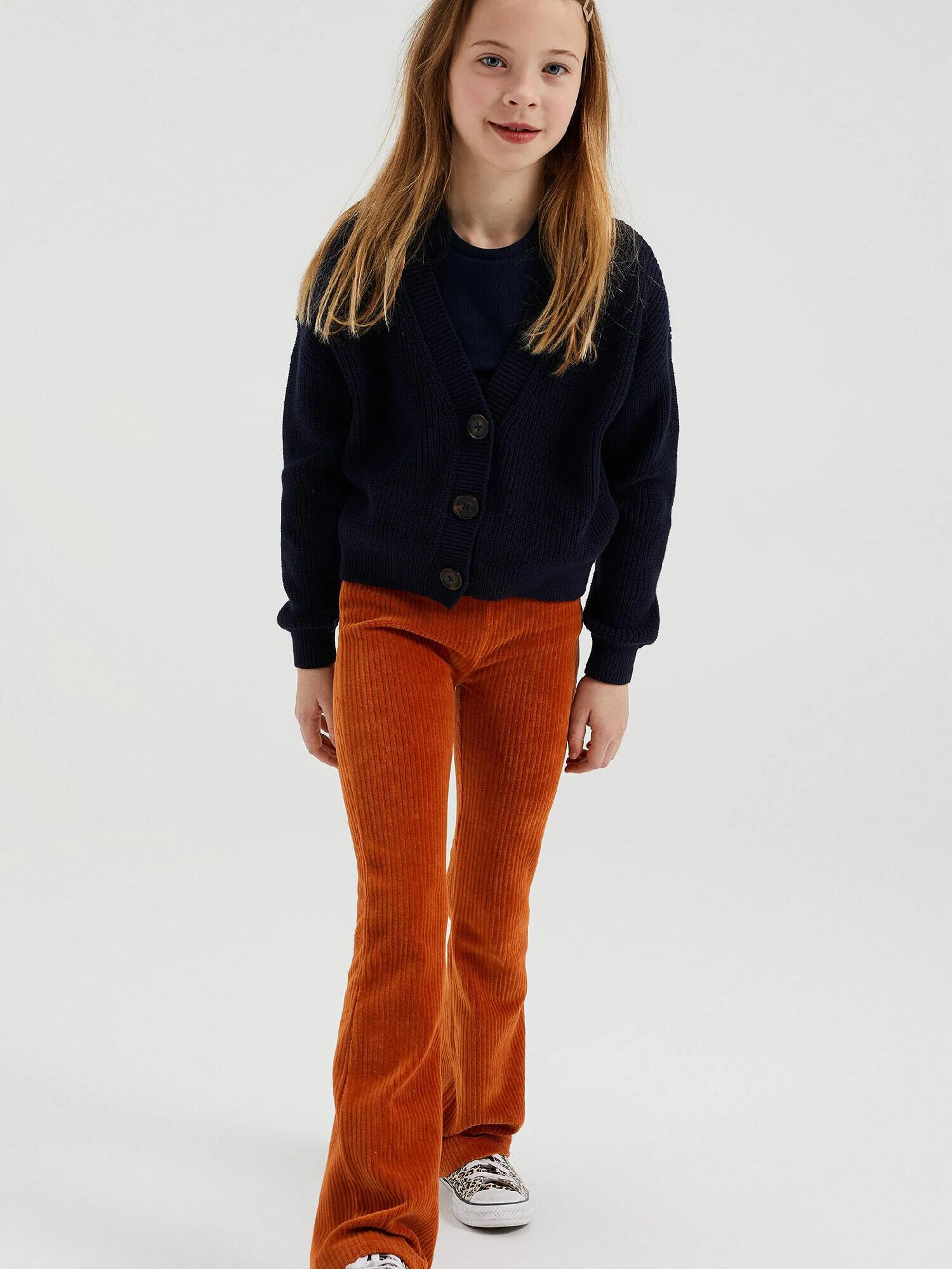 WE Fashion Pantaloni maro caramel - Pled.ro