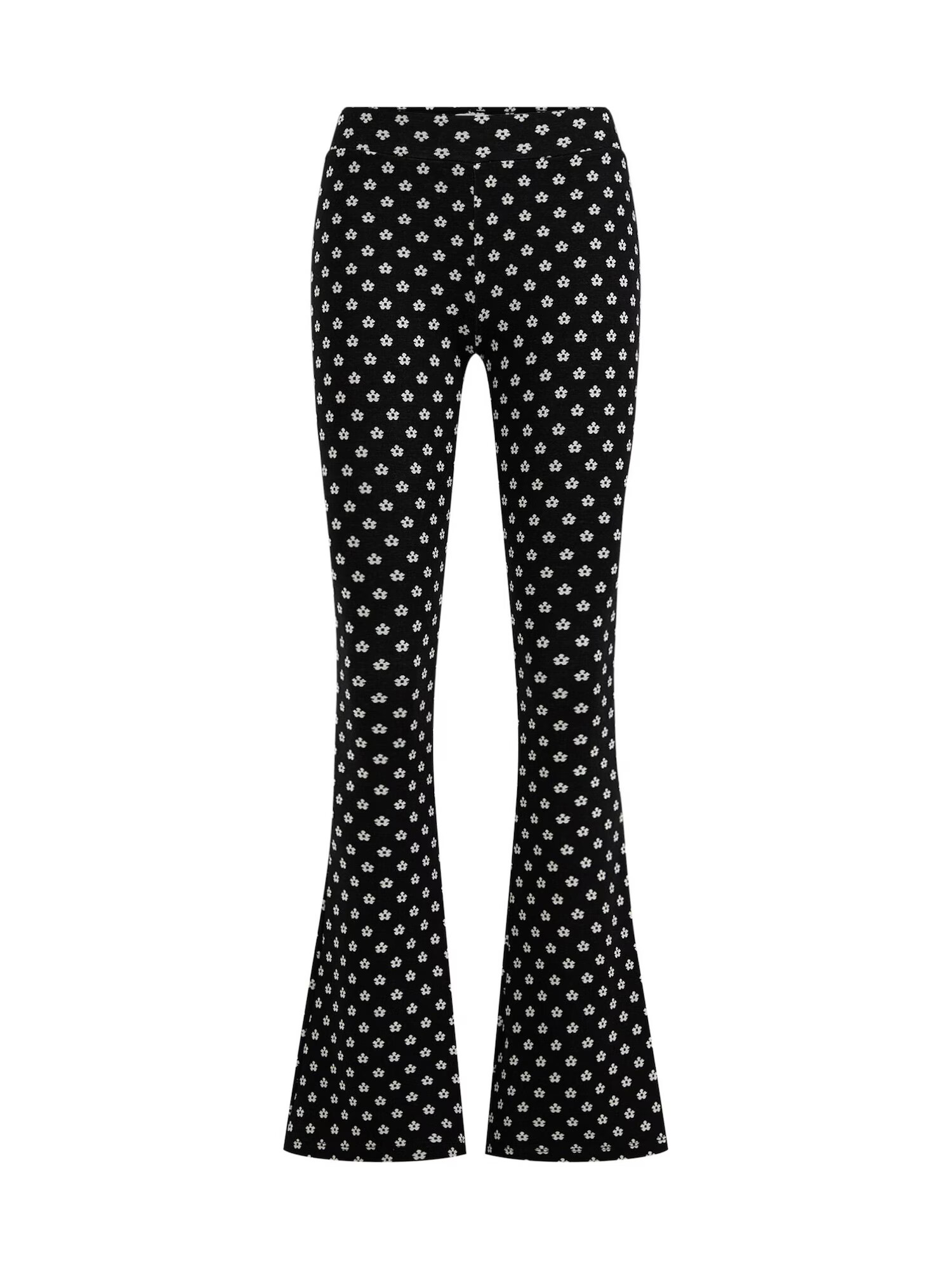 WE Fashion Leggings negru / alb - Pled.ro