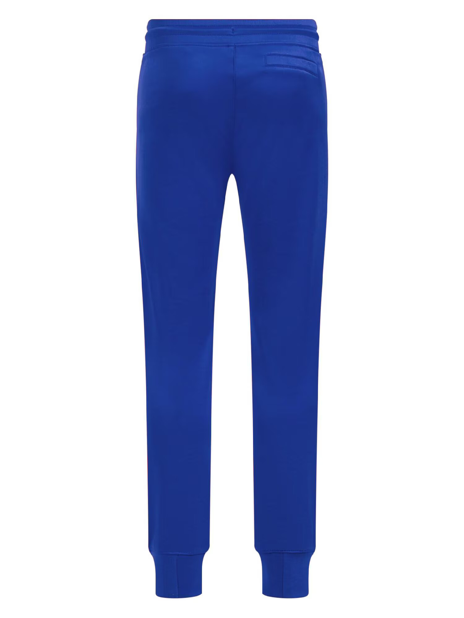 WE Fashion Pantaloni albastru cobalt / negru / alb - Pled.ro