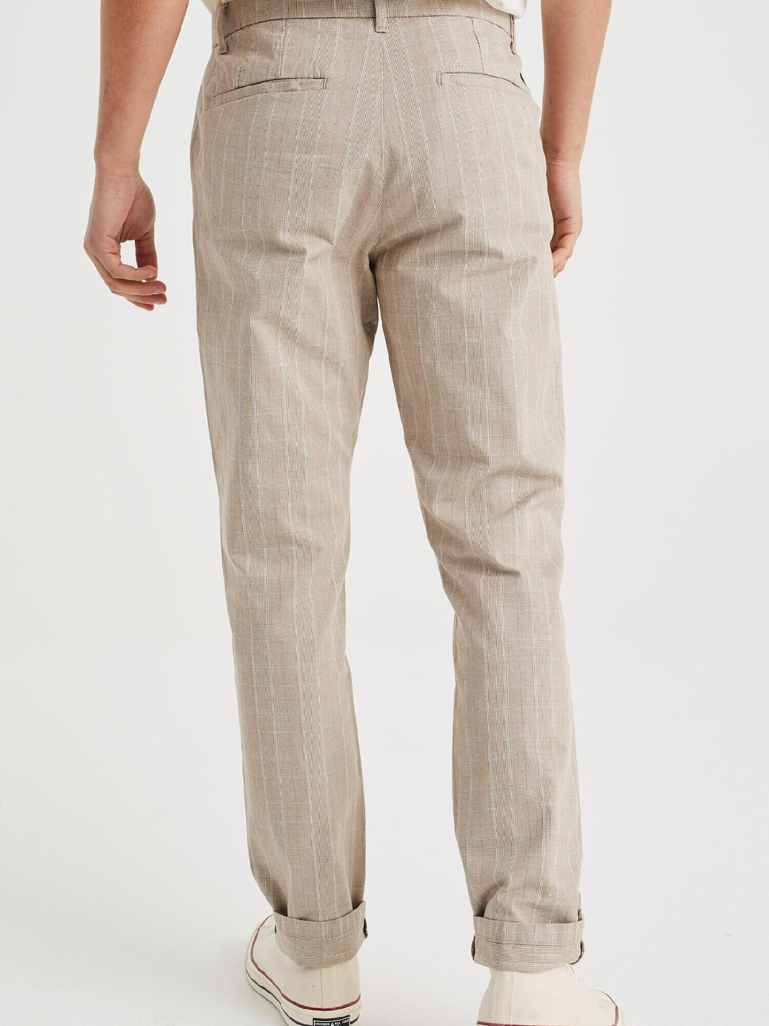 WE Fashion Pantaloni eleganți gri taupe / gri deschis - Pled.ro