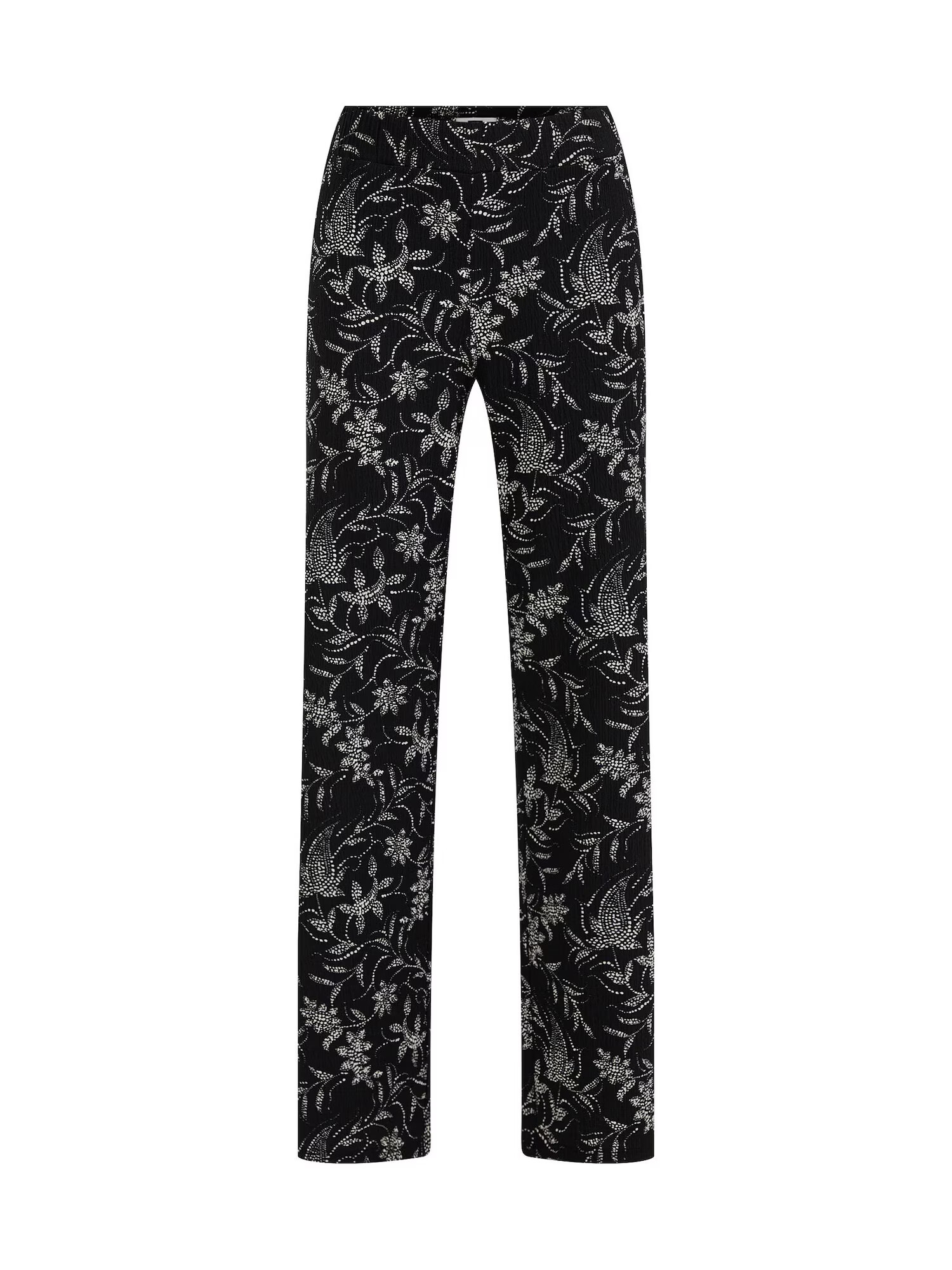 WE Fashion Pantaloni gri / negru - Pled.ro