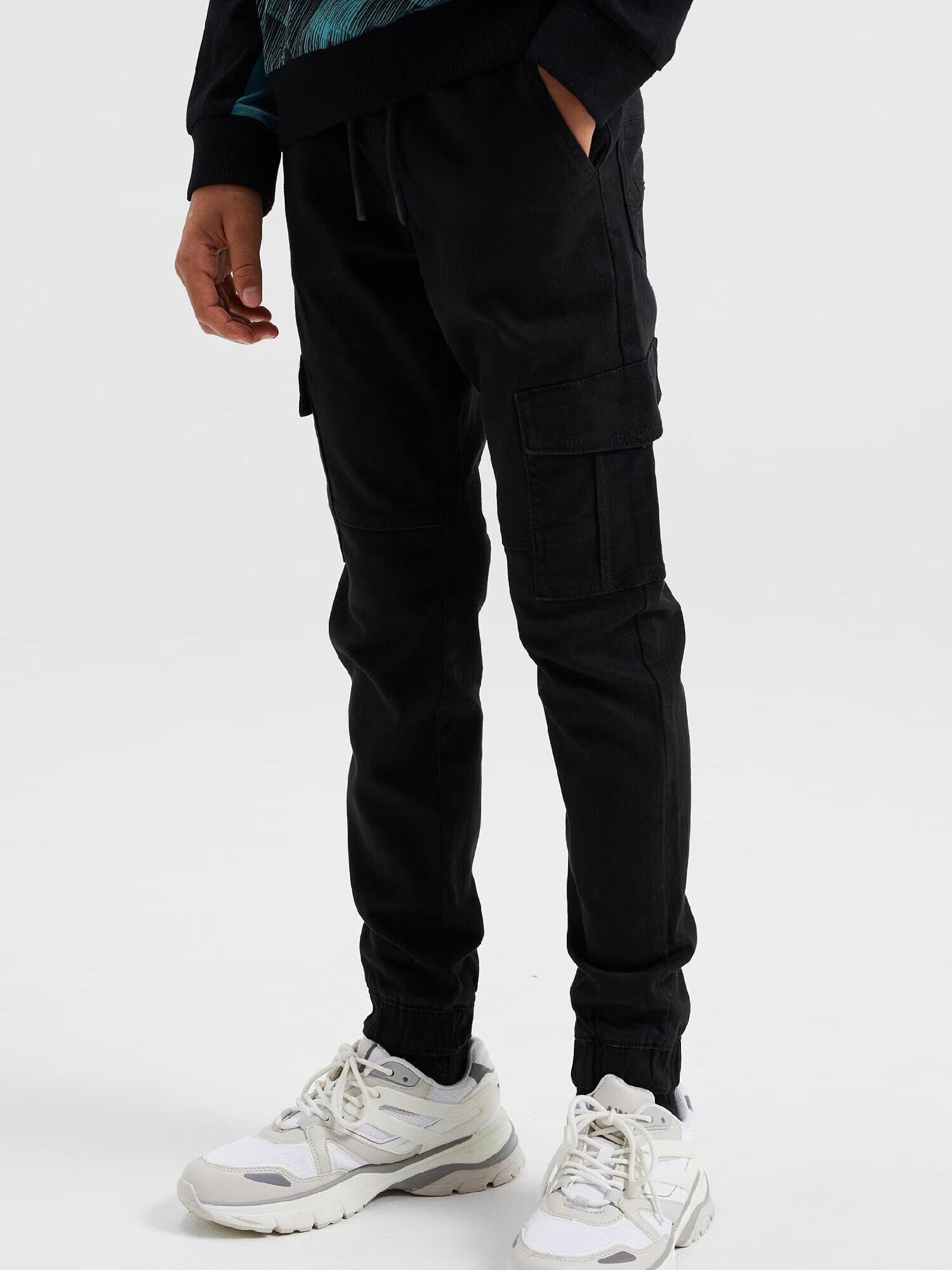 WE Fashion Pantaloni negru - Pled.ro