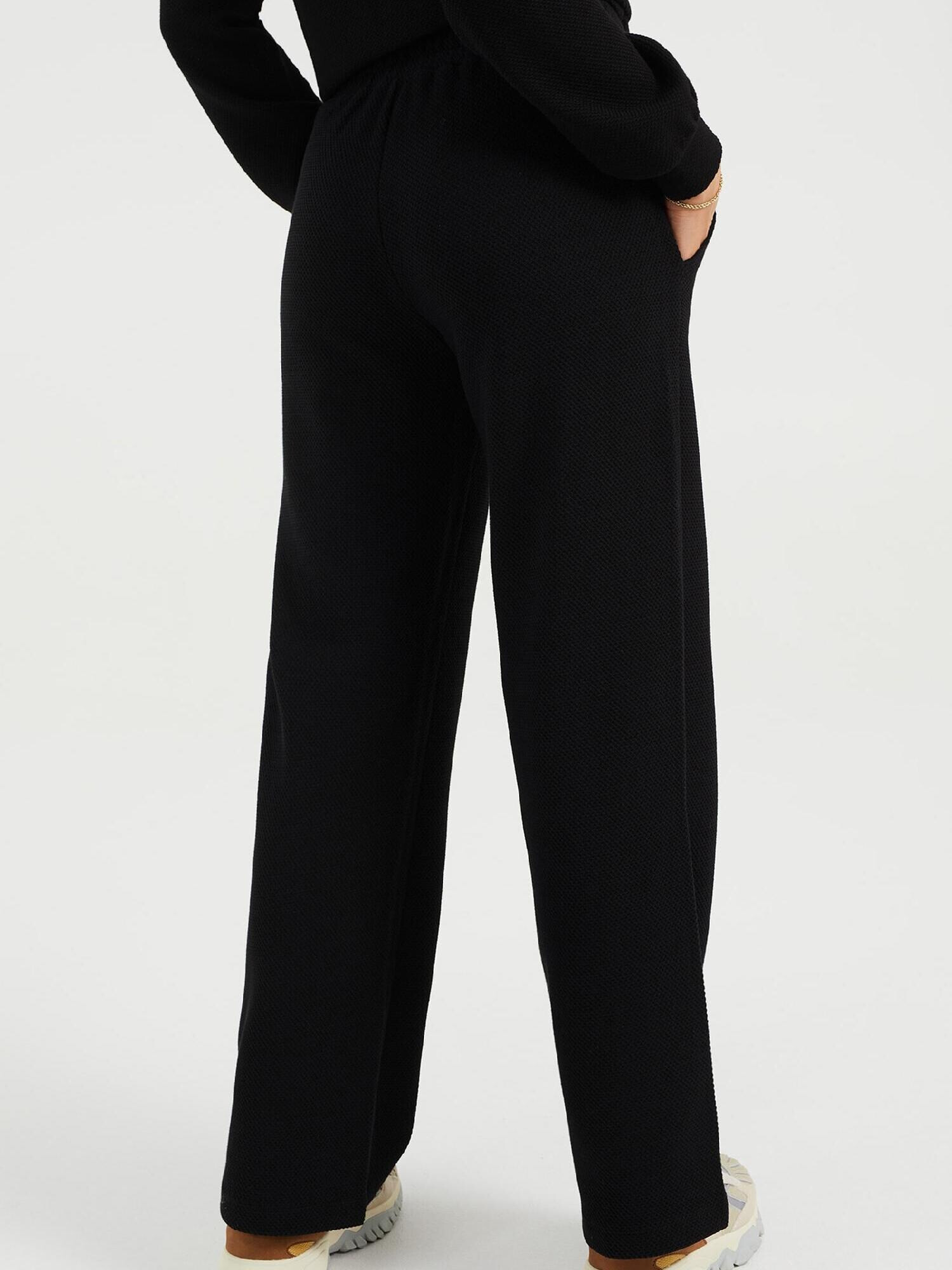 WE Fashion Pantaloni negru - Pled.ro