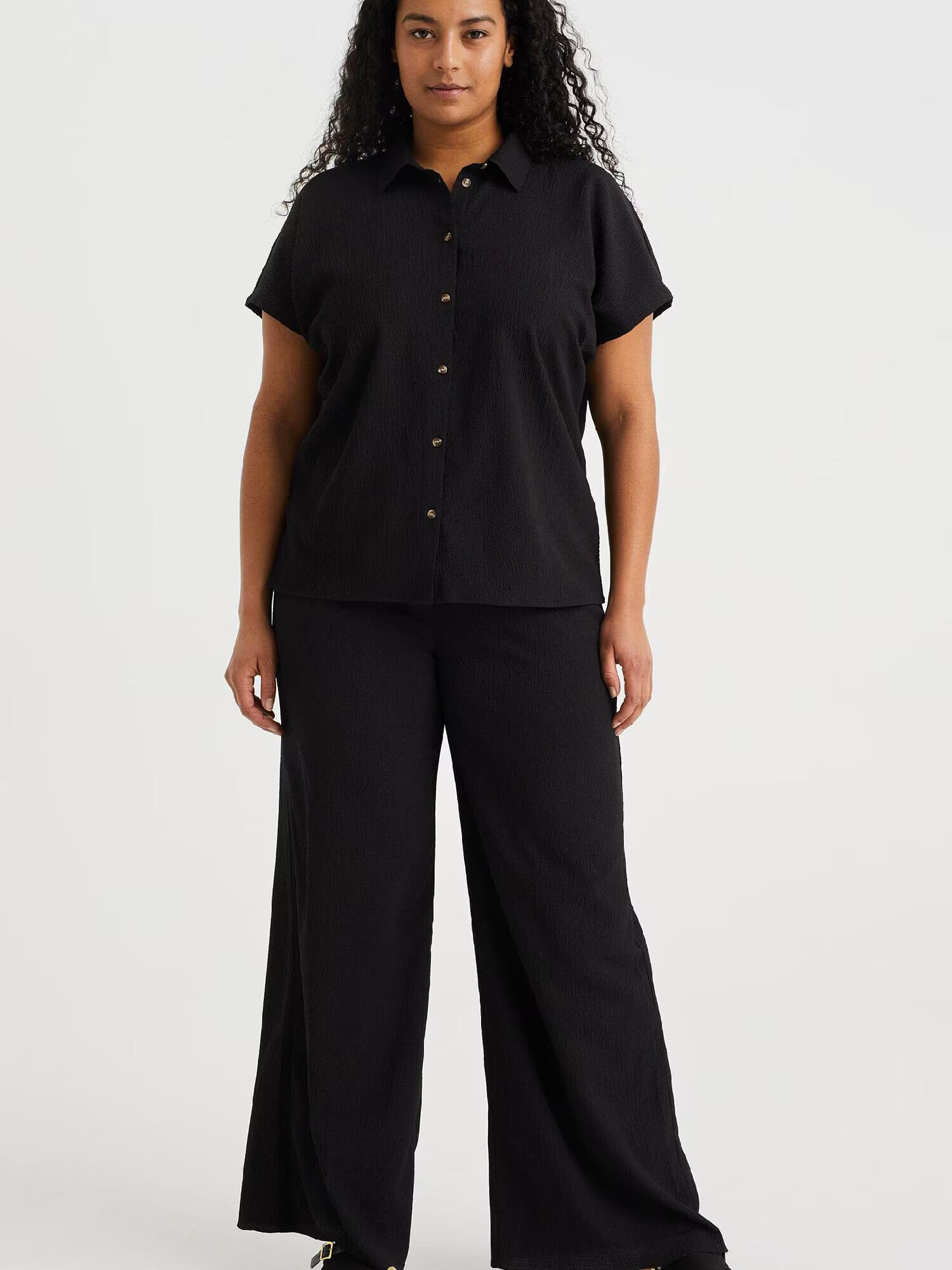 WE Fashion Pantaloni negru - Pled.ro