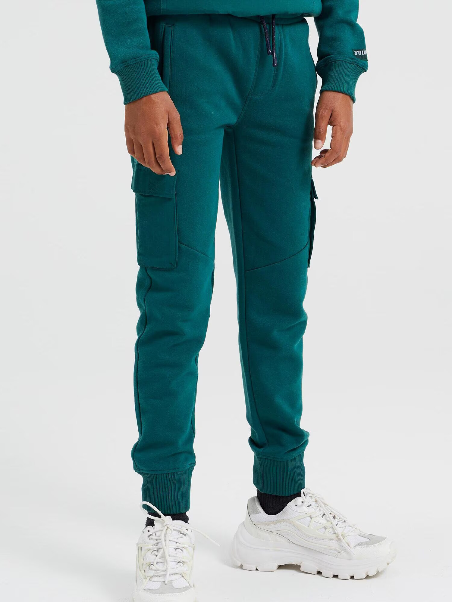 WE Fashion Pantaloni verde - Pled.ro