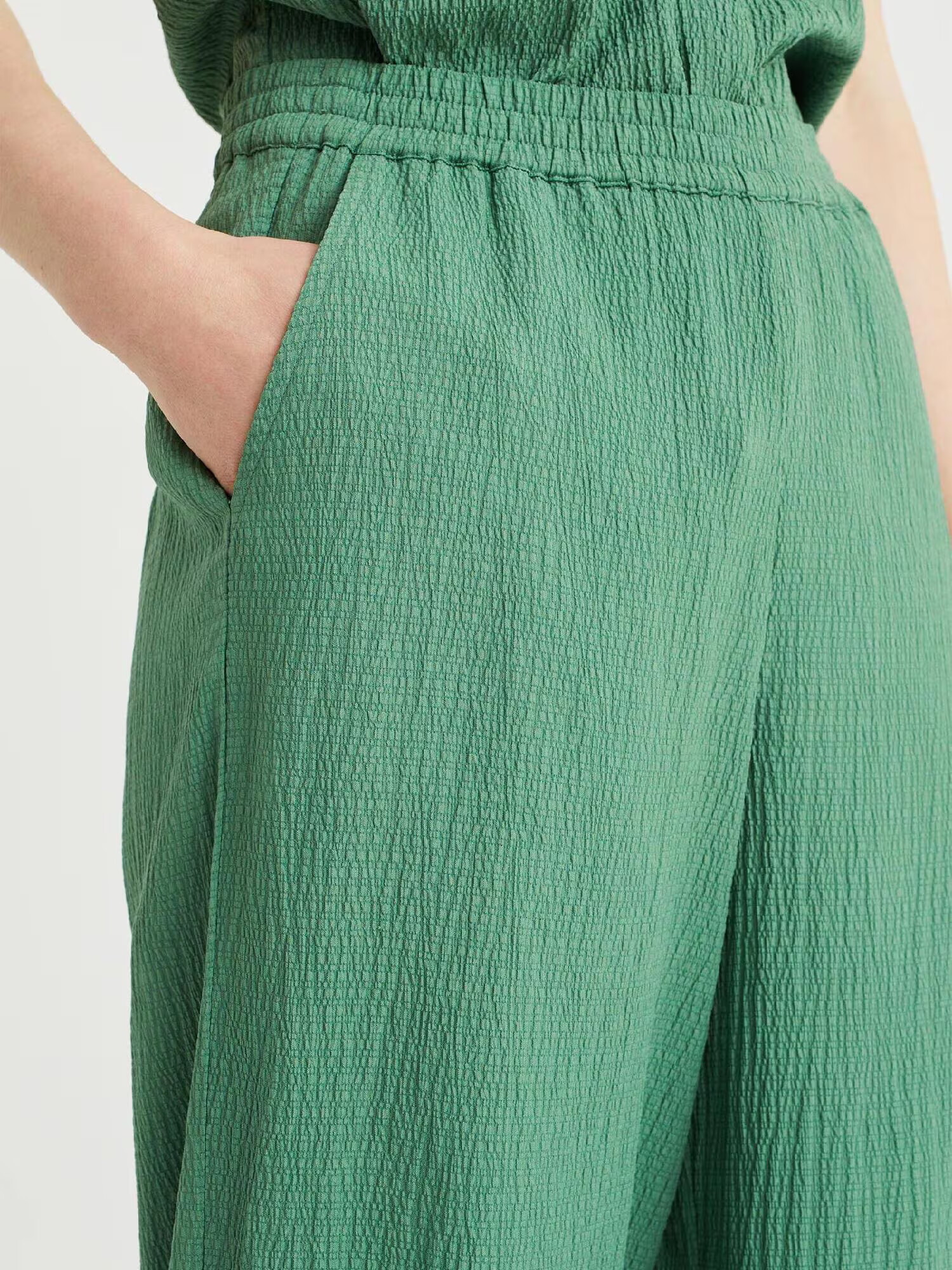 WE Fashion Pantaloni verde - Pled.ro