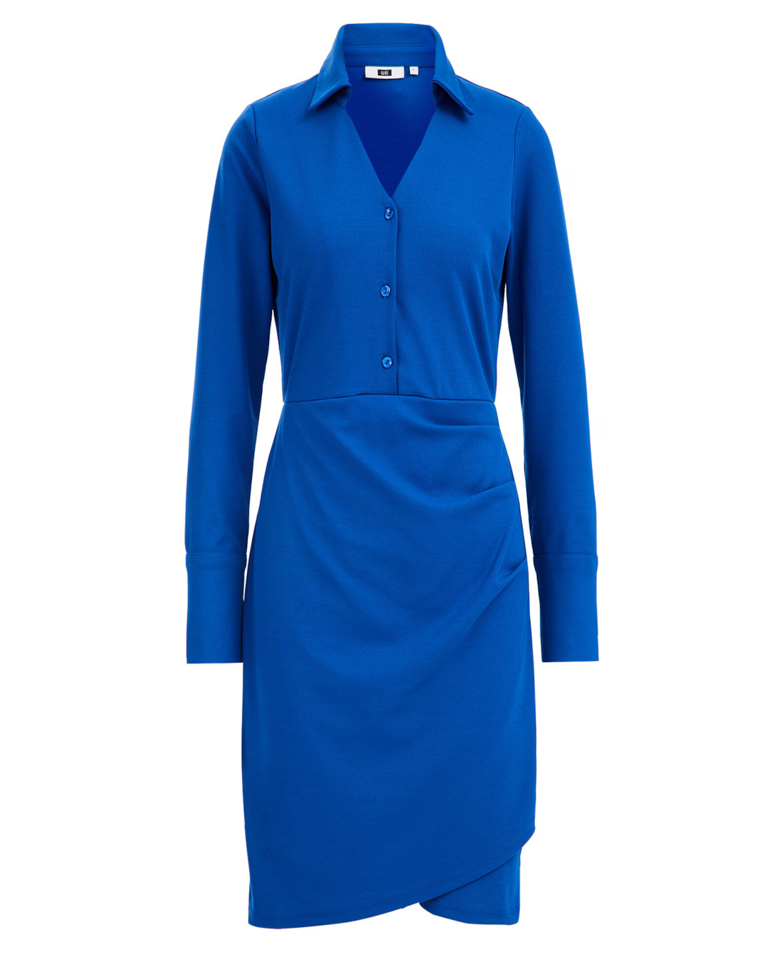 WE Fashion Rochie tip bluză albastru cobalt - Pled.ro