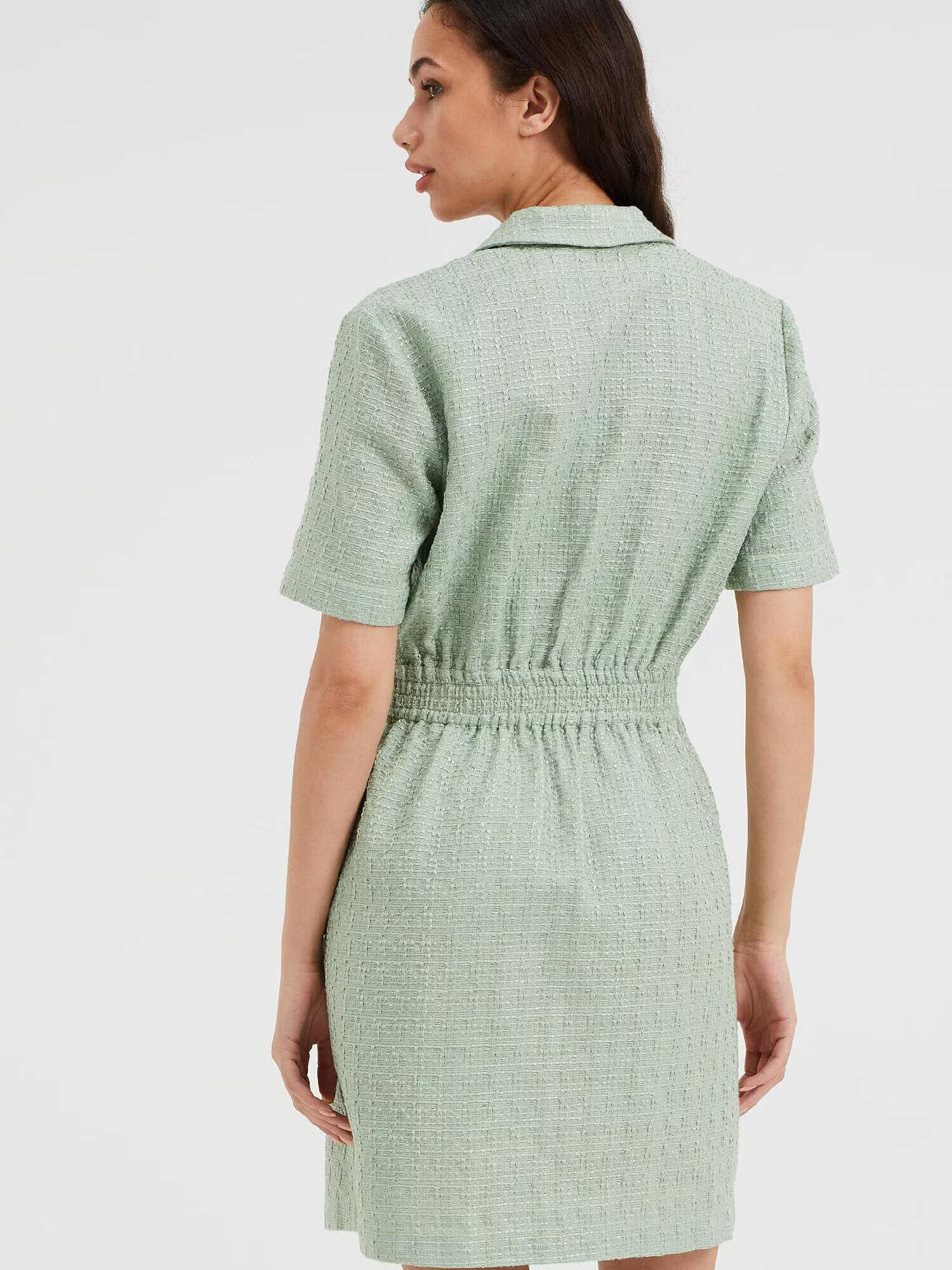 WE Fashion Rochie tip bluză verde mentă - Pled.ro