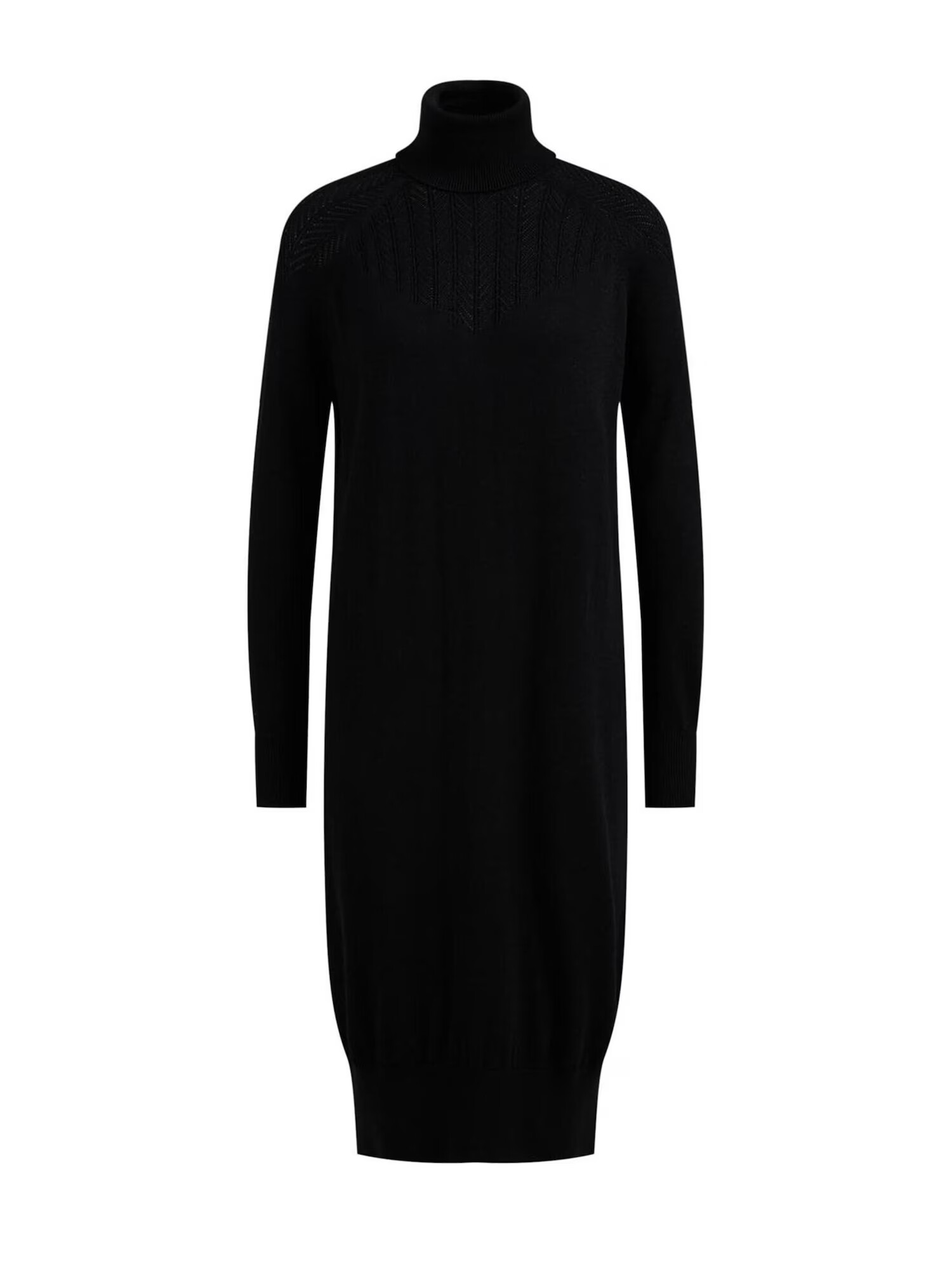 WE Fashion Rochie tricotat negru - Pled.ro