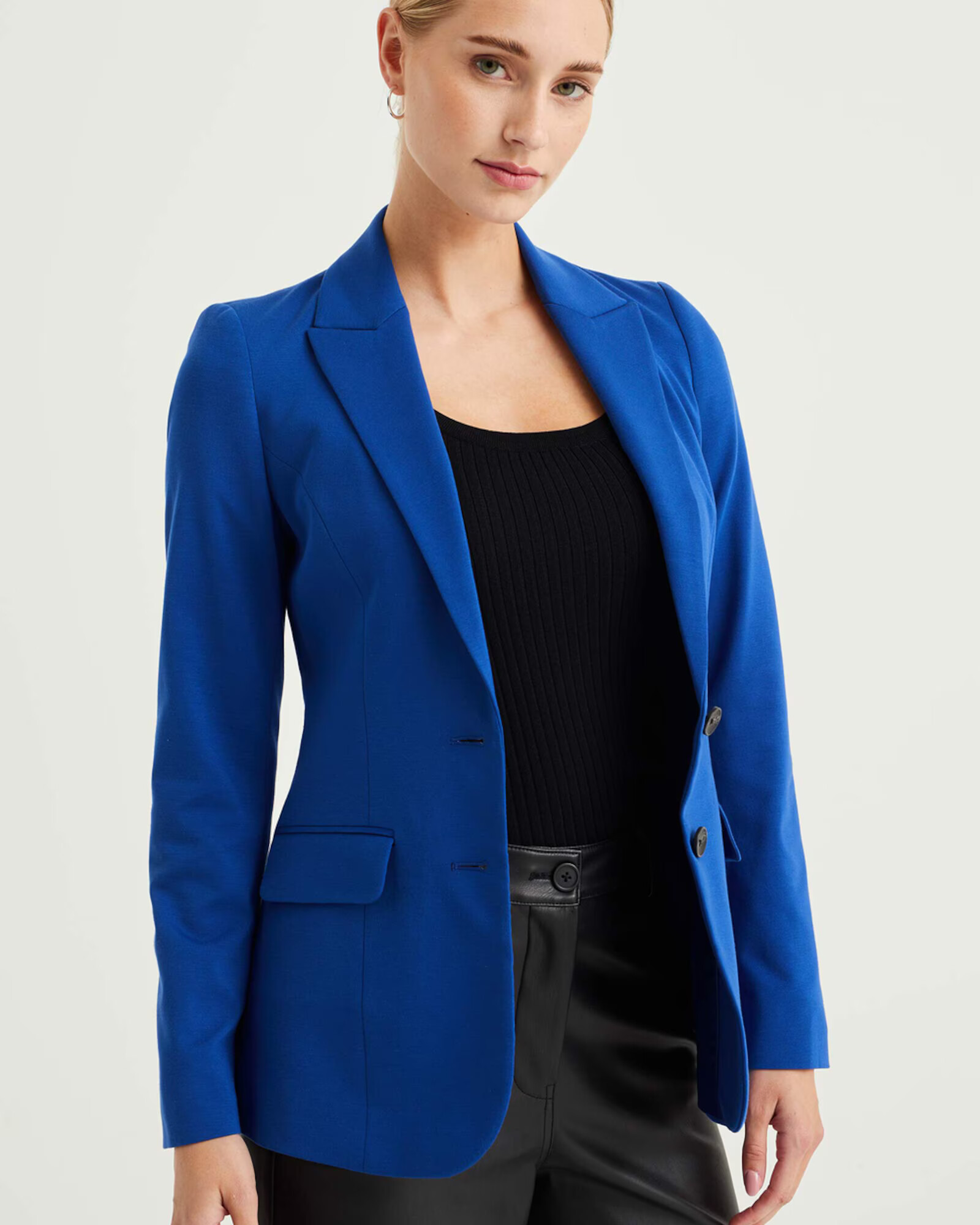 WE Fashion Sacou albastru cobalt - Pled.ro