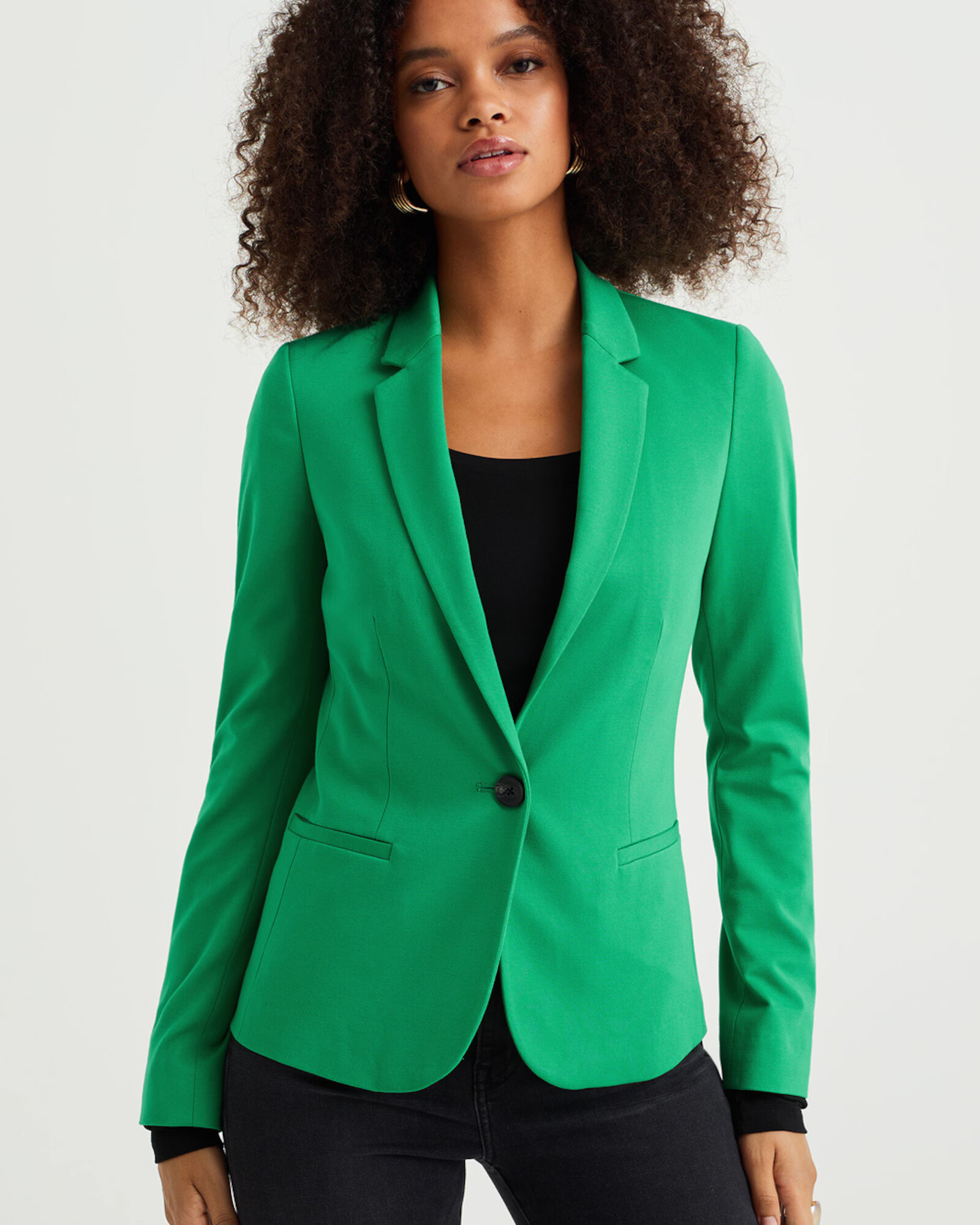 WE Fashion Sacou verde - Pled.ro