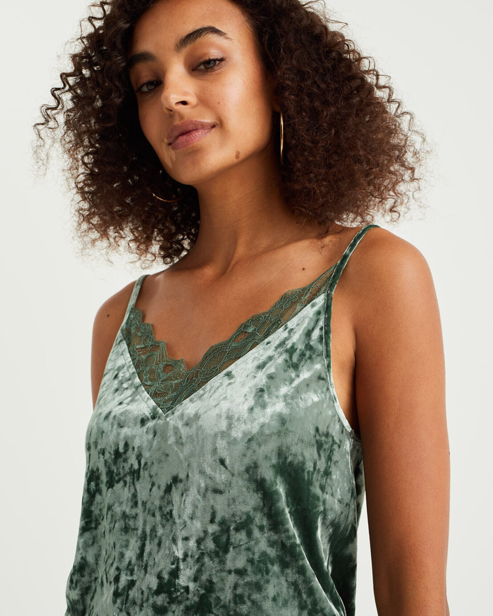 WE Fashion Top verde - Pled.ro