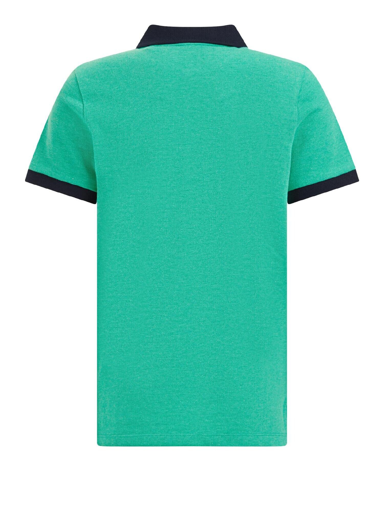 WE Fashion Tricou albastru noapte / verde - Pled.ro