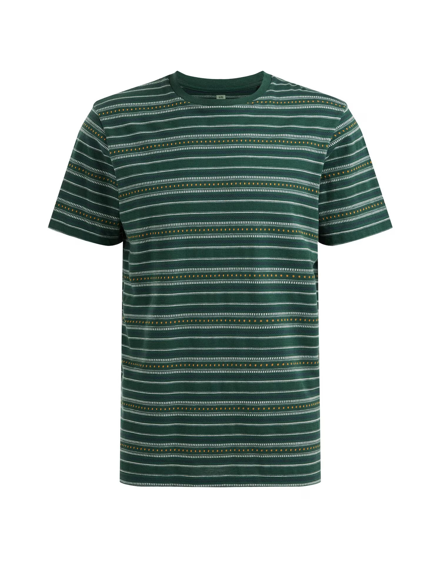 WE Fashion Tricou bleumarin / galben curry / verde smarald / alb - Pled.ro