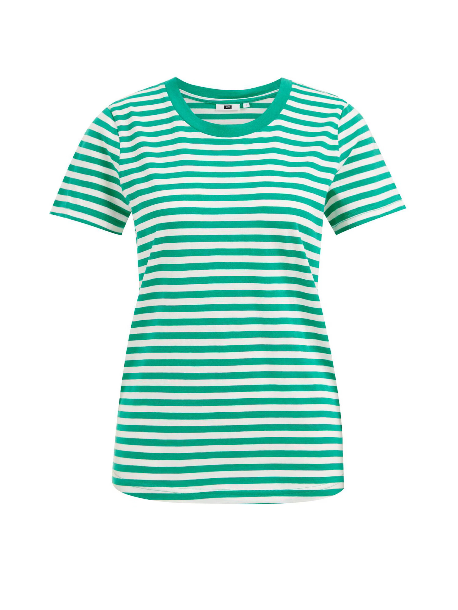 WE Fashion Tricou crem / verde - Pled.ro