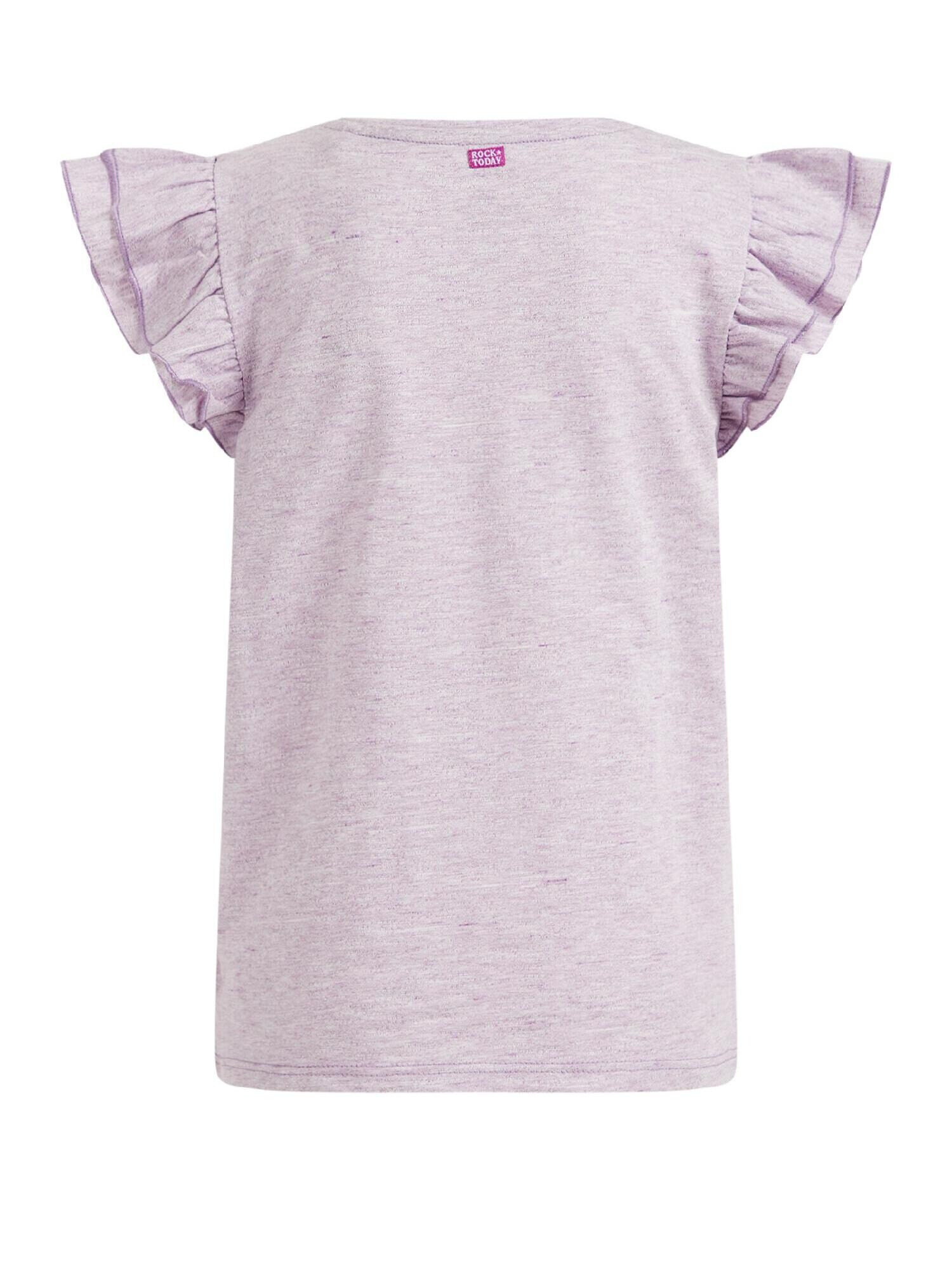 WE Fashion Tricou mov pastel - Pled.ro