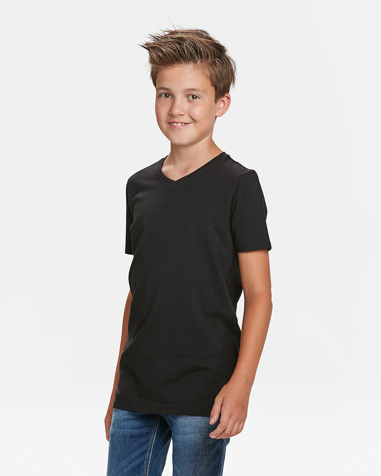 WE Fashion Tricou negru - Pled.ro