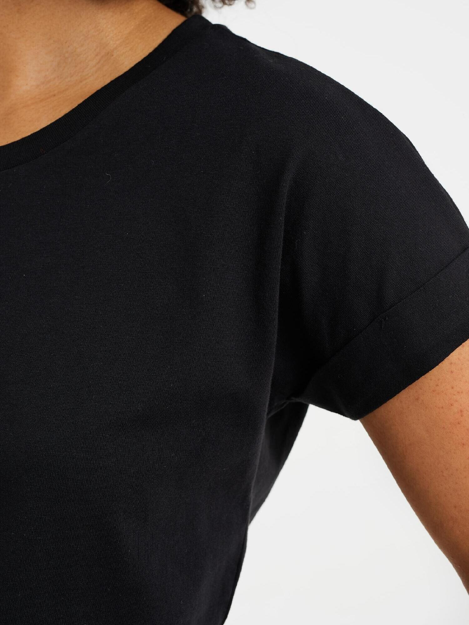 WE Fashion Tricou negru - Pled.ro