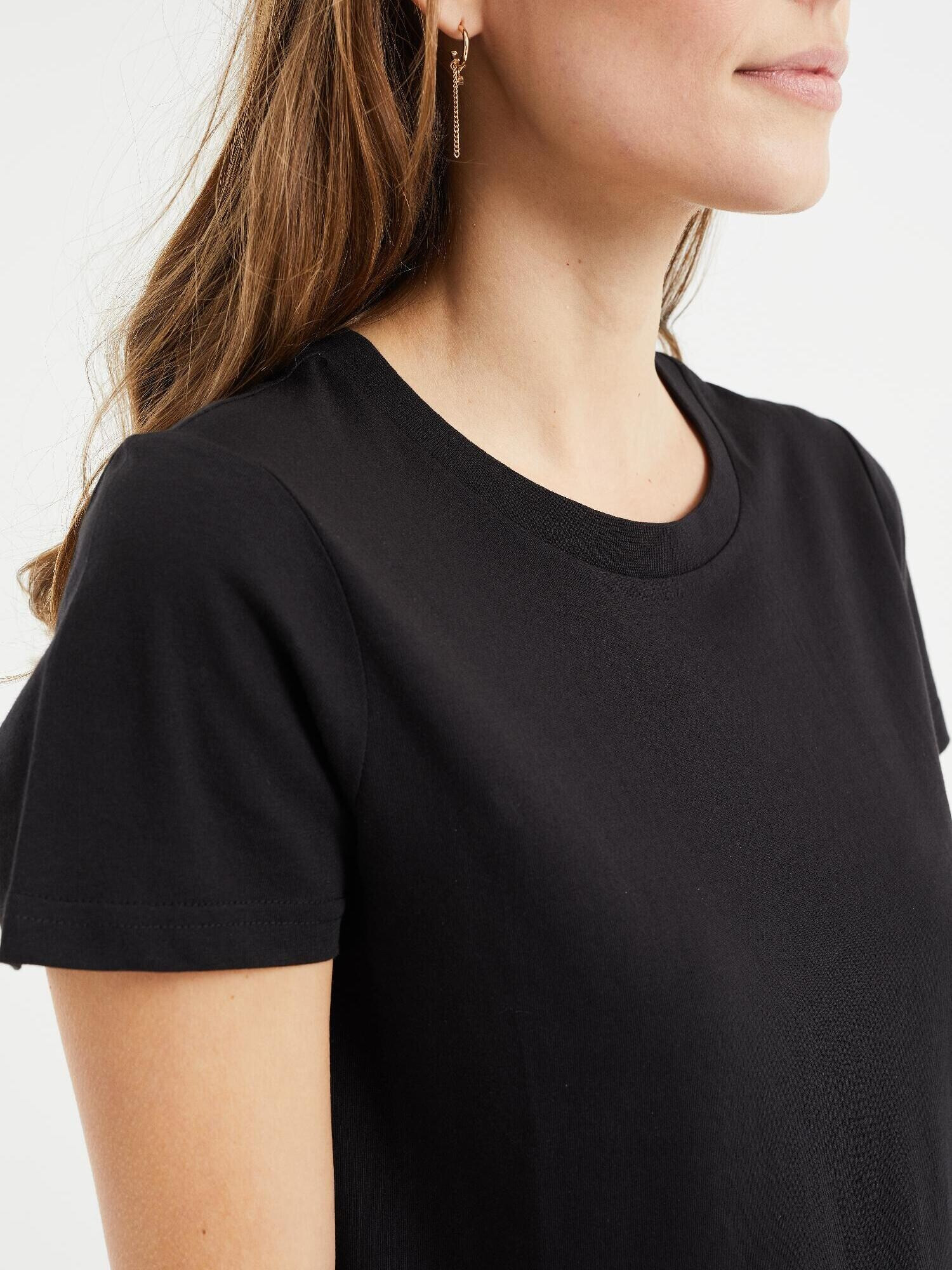 WE Fashion Tricou negru - Pled.ro