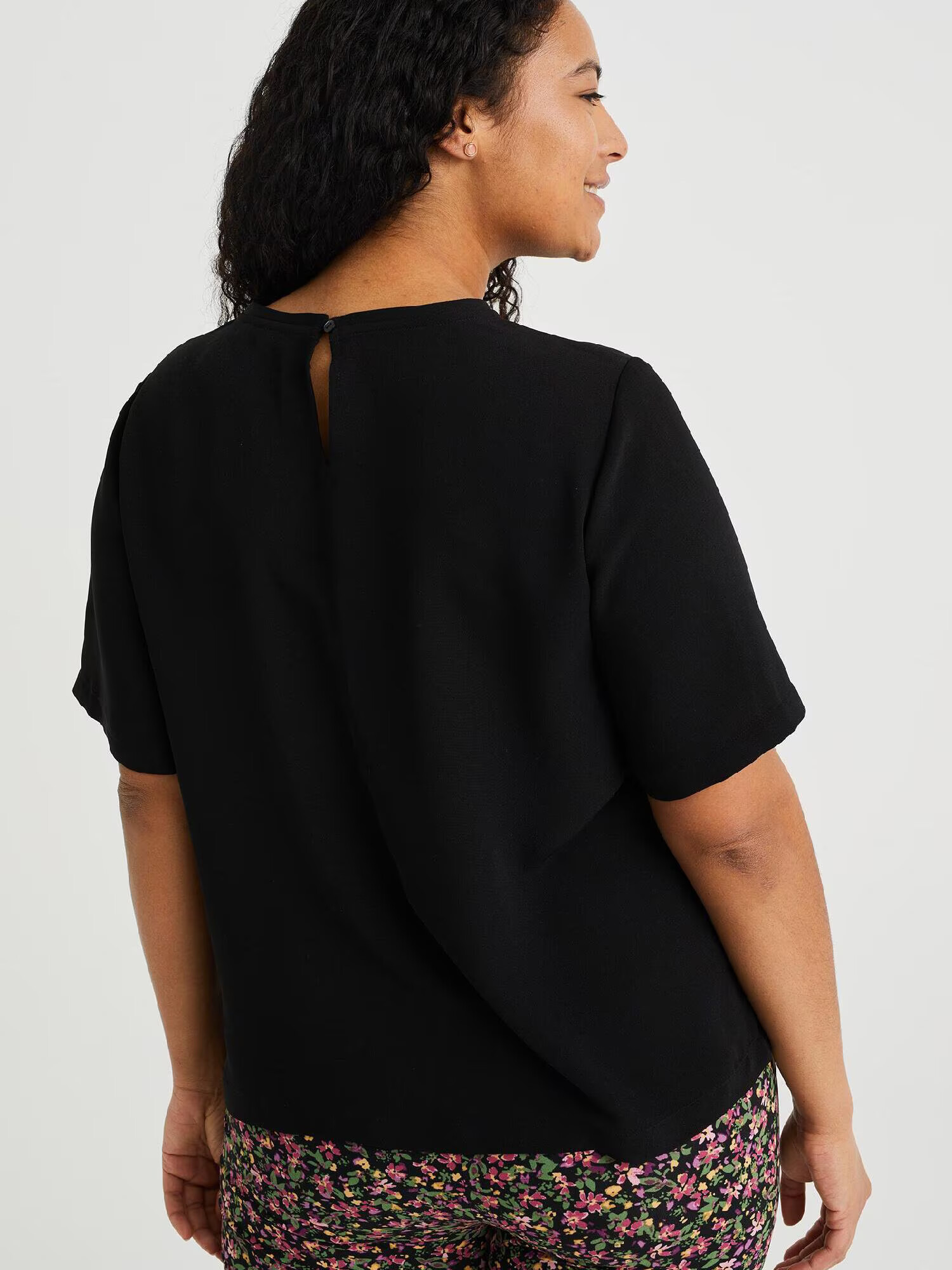 WE Fashion Tricou negru - Pled.ro